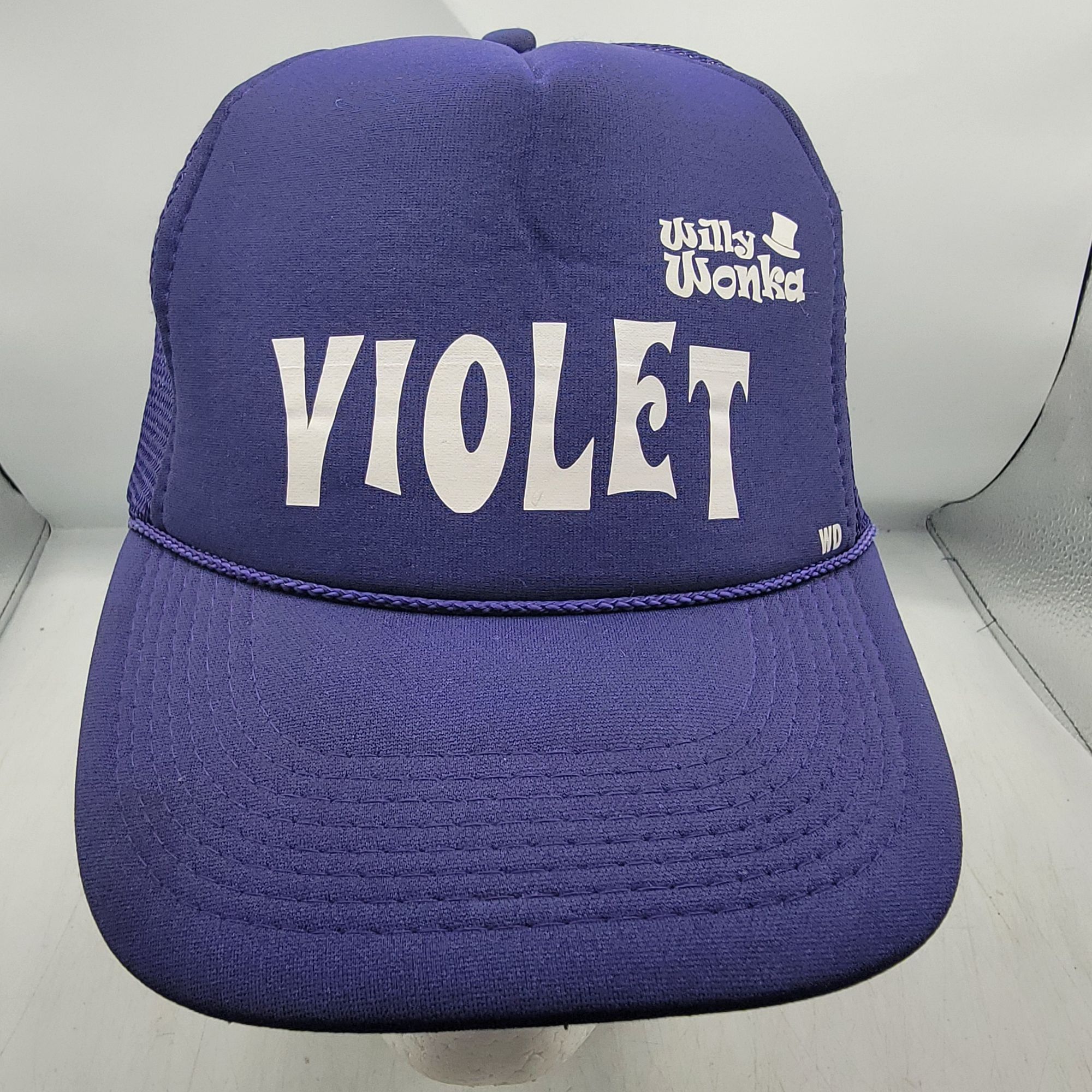 Otto Willy Wonka Violet Adults Purple Trucker Hat Casual Outdoors Size ONE SIZE - 1 Thumbnail