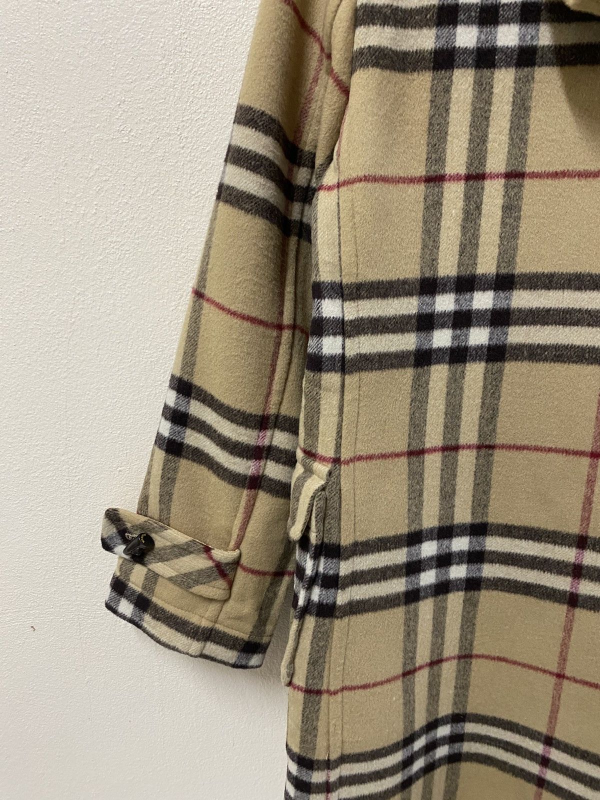 Burberry BURBERRY Archive Nova Check Duffle Coat 🔥 Size XS / US 0-2 / IT 36-38 - 10 Thumbnail