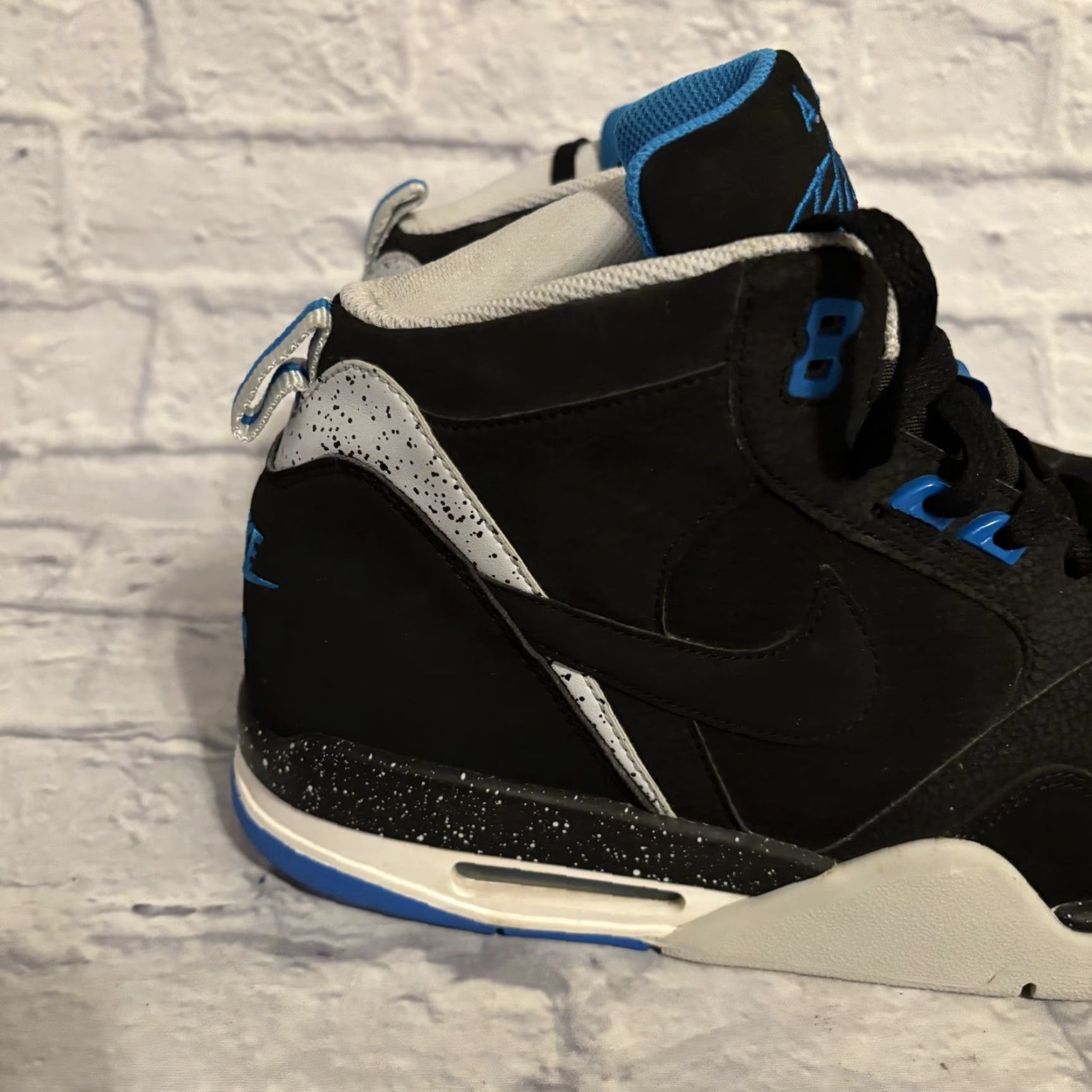 Nike Nike Air Flight ’13 Mid Black Photo Blue 579961-001 Men’s US Size 11 Size US 11 / EU 44 - 3 Thumbnail