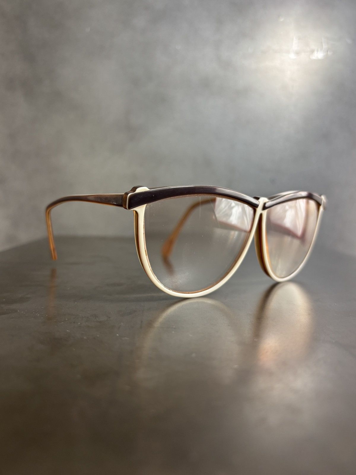 Vintage 1980s Eyeglasses Vintage Oversized Frames Grandma Dior 80s Size ONE SIZE - 2 Thumbnail