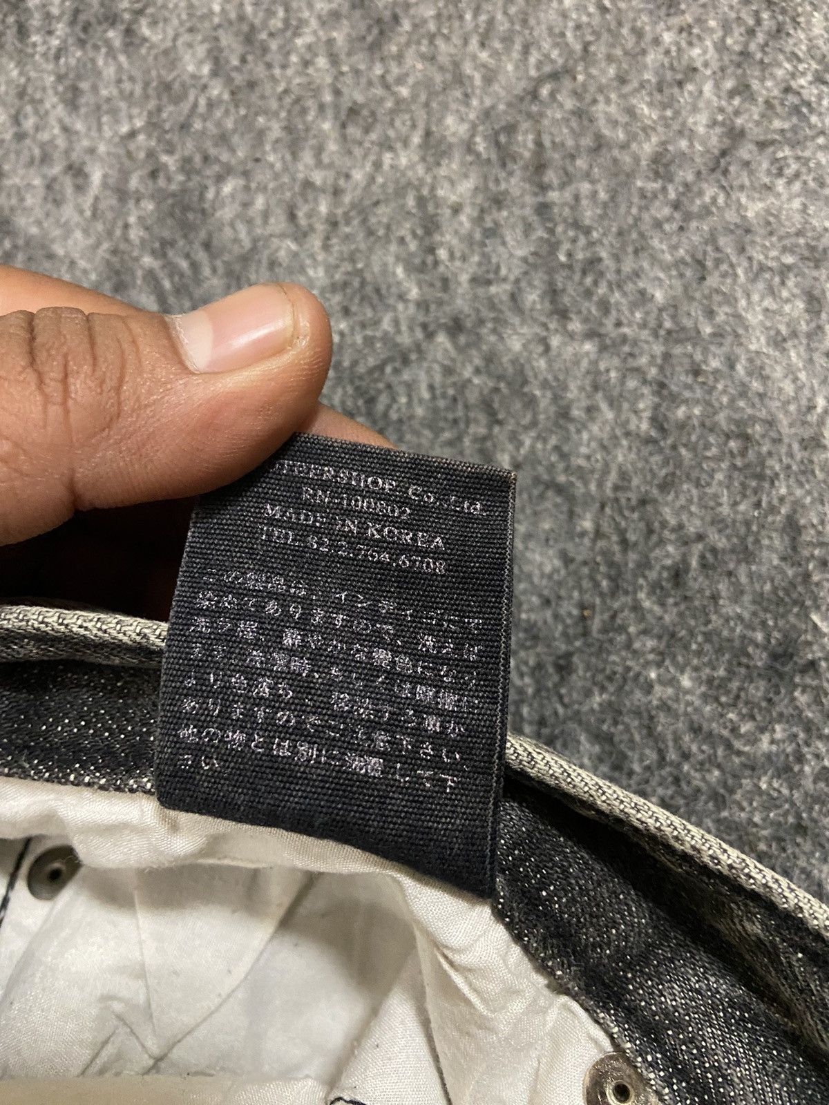 If Six Was Nine × Le Grande Bleu (L.G.B.) Vintage y2k anothershop denim pants with pin hole Size 29" - 8 Thumbnail