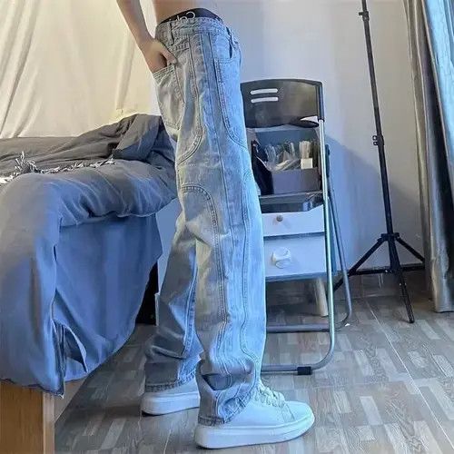 Jean Loose Casual Couple High Street Denim Pants Size US 28 / EU 44 - 3 Thumbnail