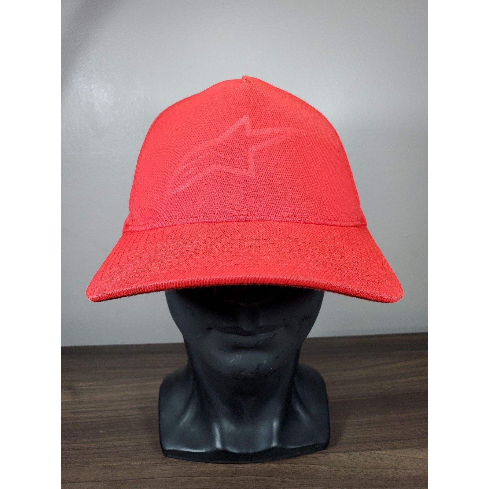 Alpinestars RARE Alpinestars Hat Red Ride Dry Flexfit Small-Medium Cap Size 36 - 3 Thumbnail