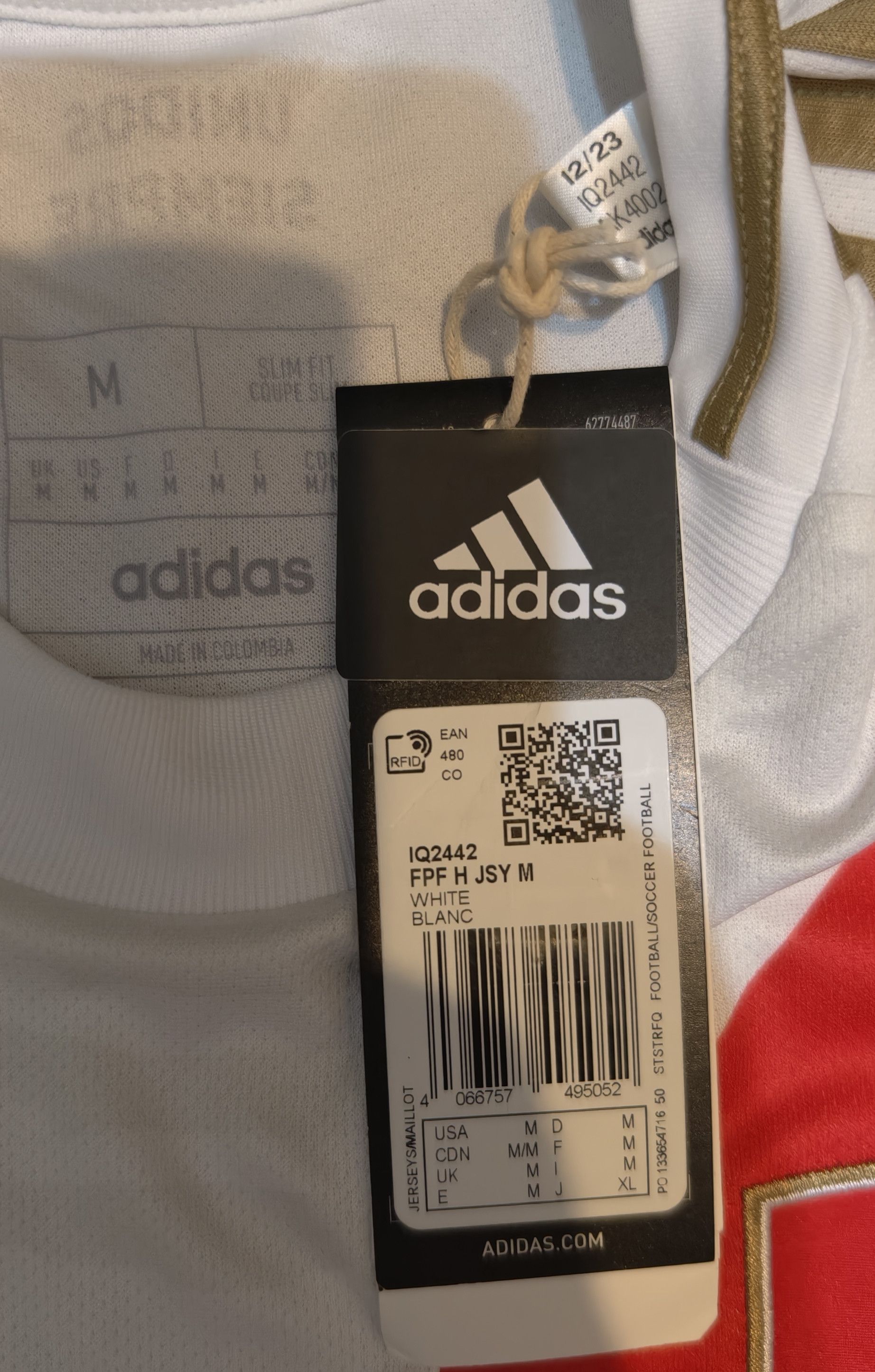 Adidas Peru 2024 FPF National team adidas football jersey Size US M / EU 48-50 / 2 - 6 Thumbnail