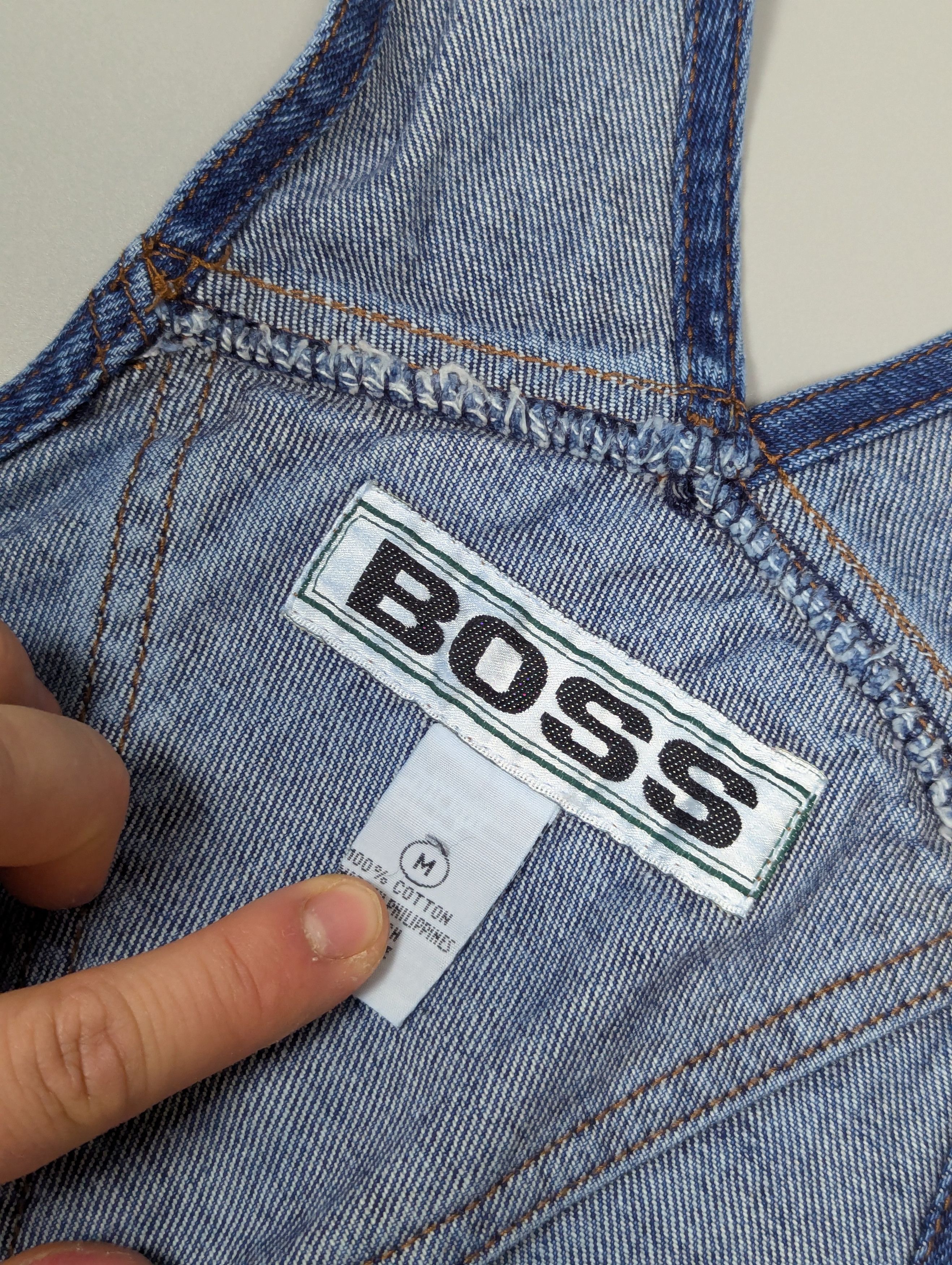 Hugo Boss BOSS Jeans Denim Overalls Men’s M Blue 80s 90s Vintage Size US 32 / EU 48 - 10 Thumbnail