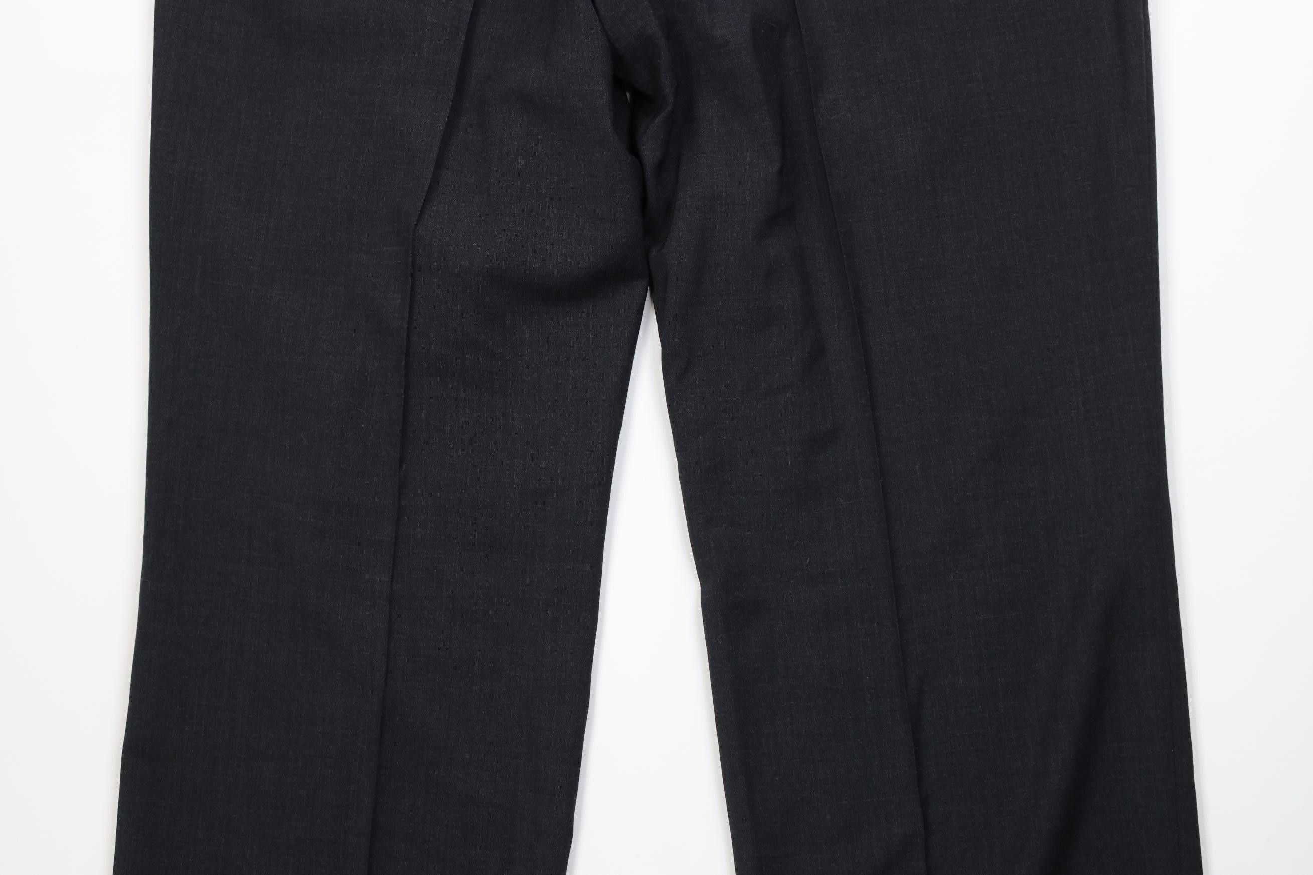 Vintage Vintage 90s Streetwear Wide Leg Chino Pants Dark Gray Size US 38 / EU 54 - 12 Thumbnail