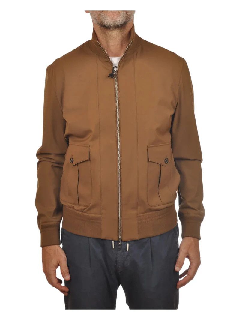 Montecore MONTECORE Italy camel brown bomber jacket Large Size US L / EU 52-54 / 3 - 3 Thumbnail