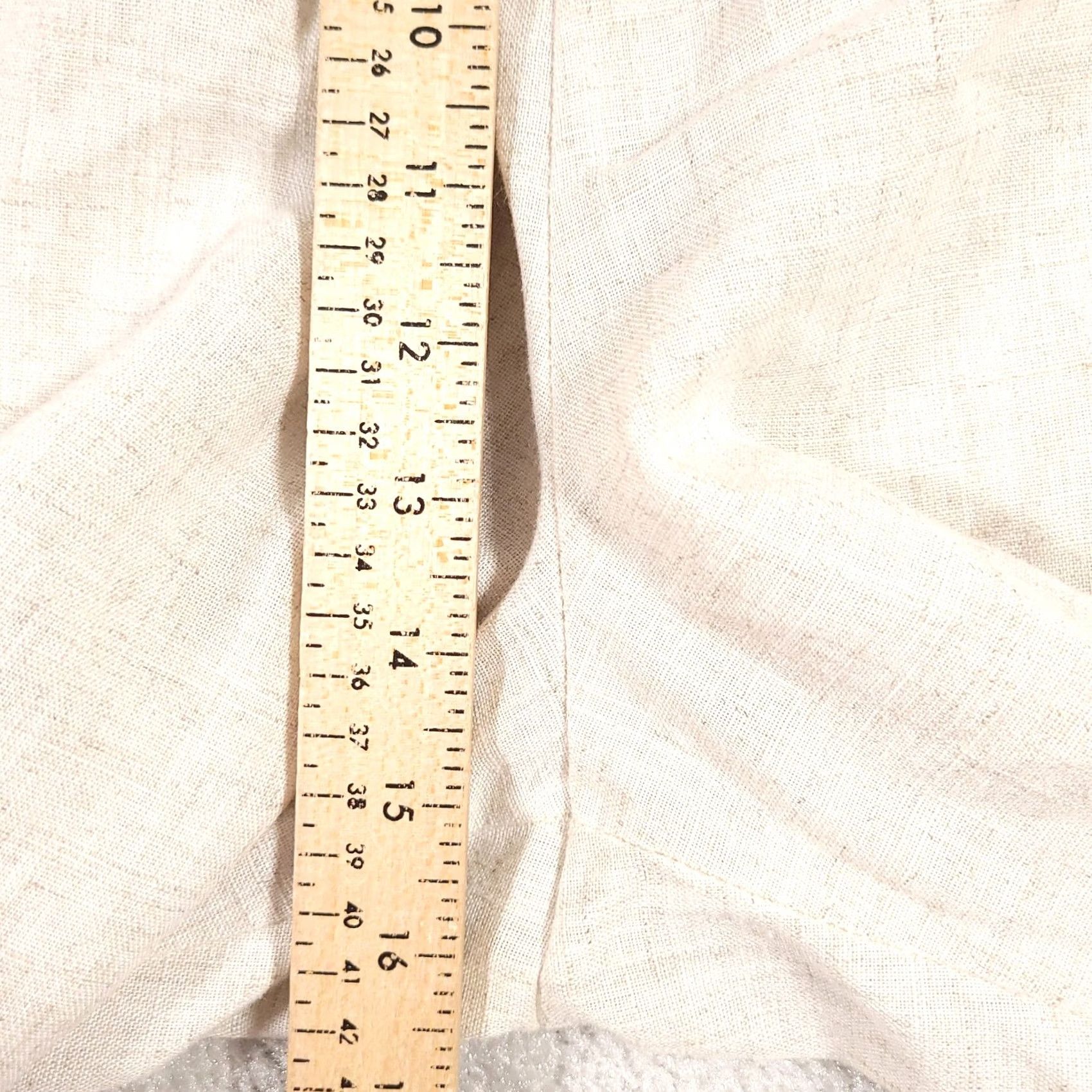 Vintage VINTAGE Briggs Pull On Pants Women's 22W Beige Cropped Capri Made in USA | Pants | 22W | Beige | Capri | 90s | Women | Plus Size Size 40" / US 18 - 7 Thumbnail