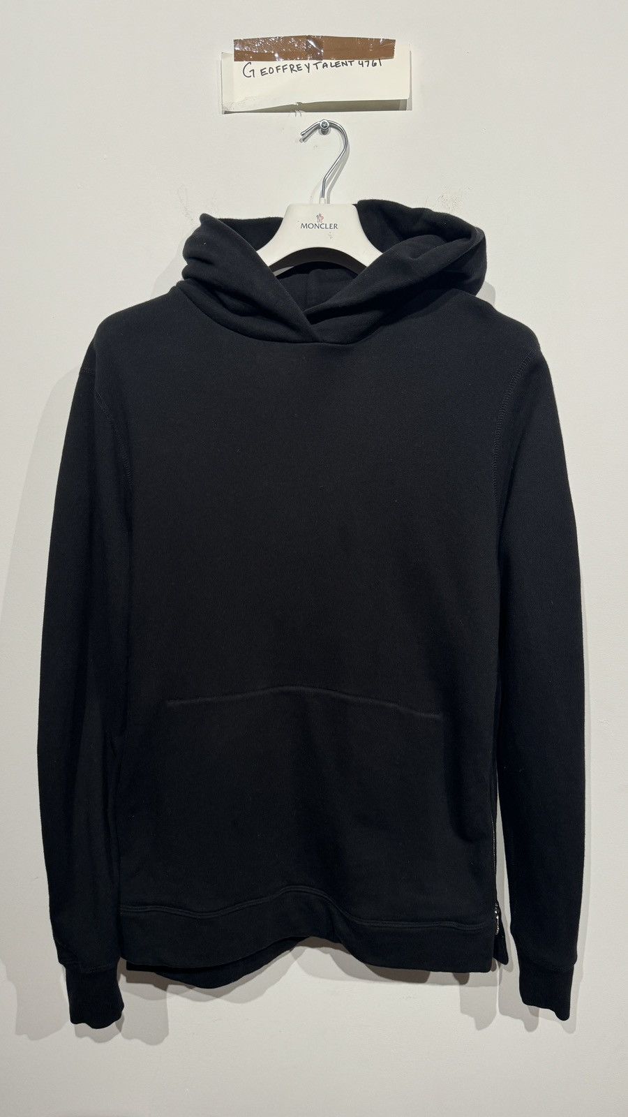 John Elliott Men's Hoodie Villain Black Size 3 (Large)