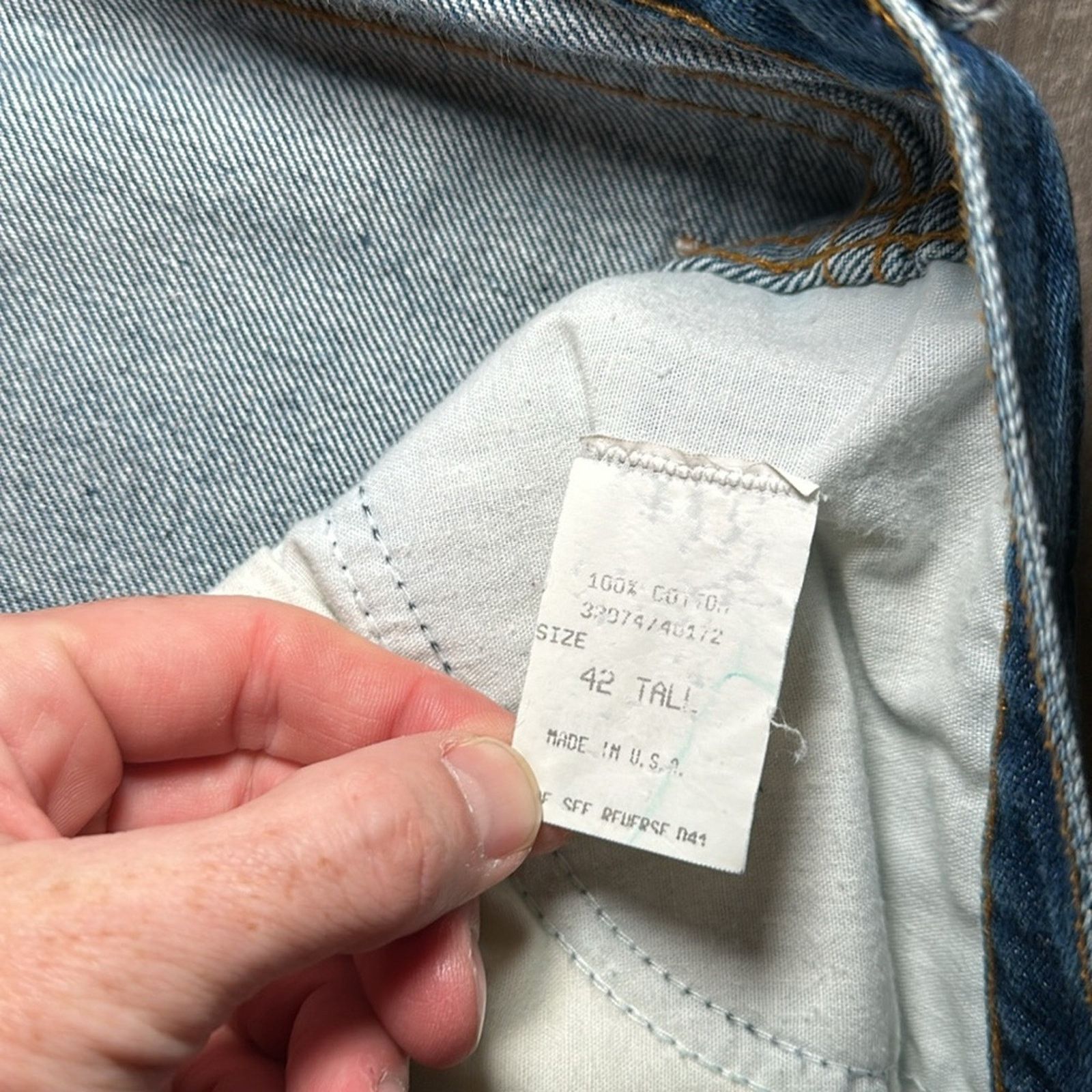 Other Genuine Roebucks Vintage Original Fit Jeans - 42 Size US 42 / EU 58 - 8 Thumbnail