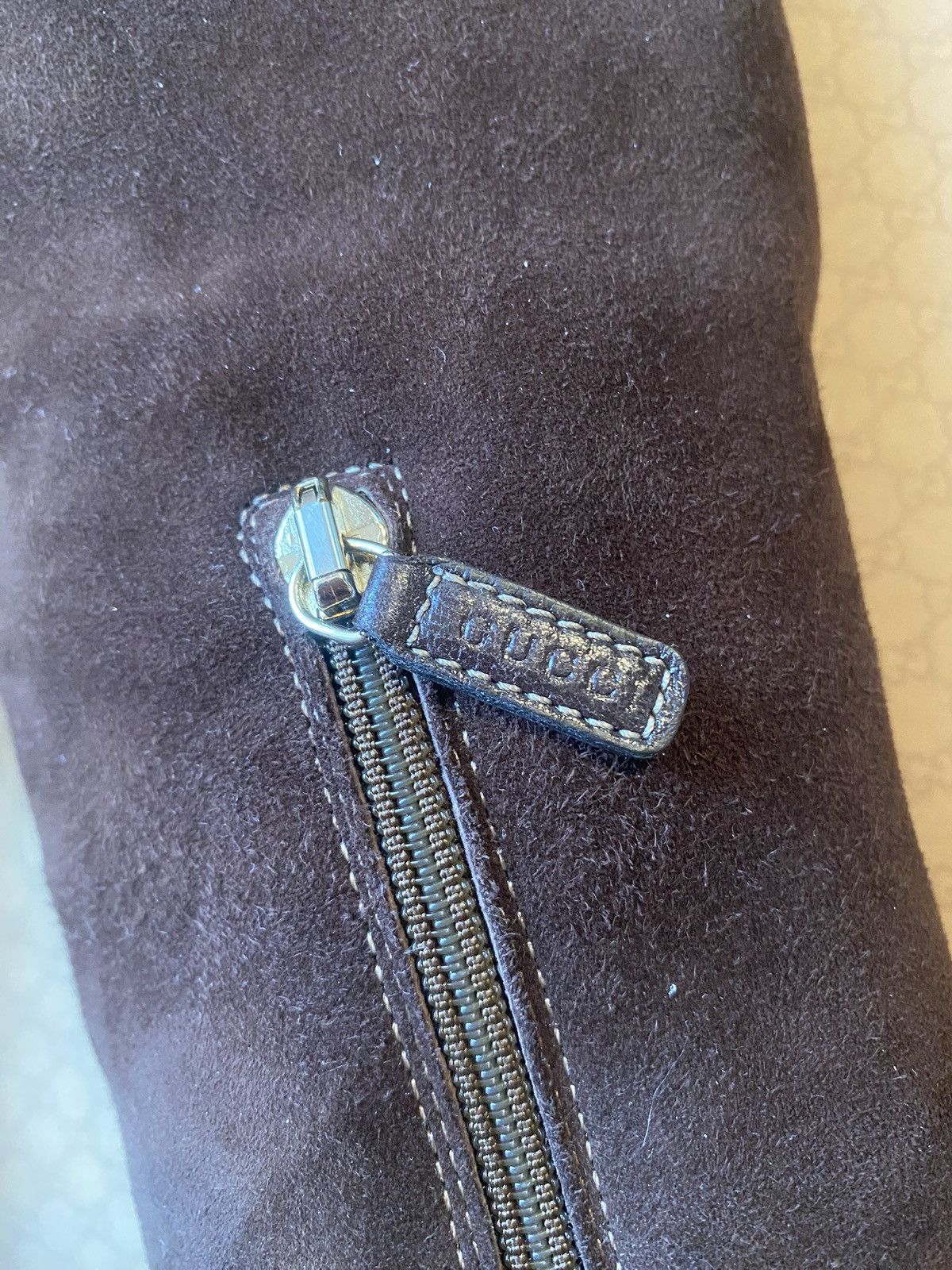 Gucci Brown suede gucci boots Size US 5.5 / IT 35.5 - 3 Thumbnail