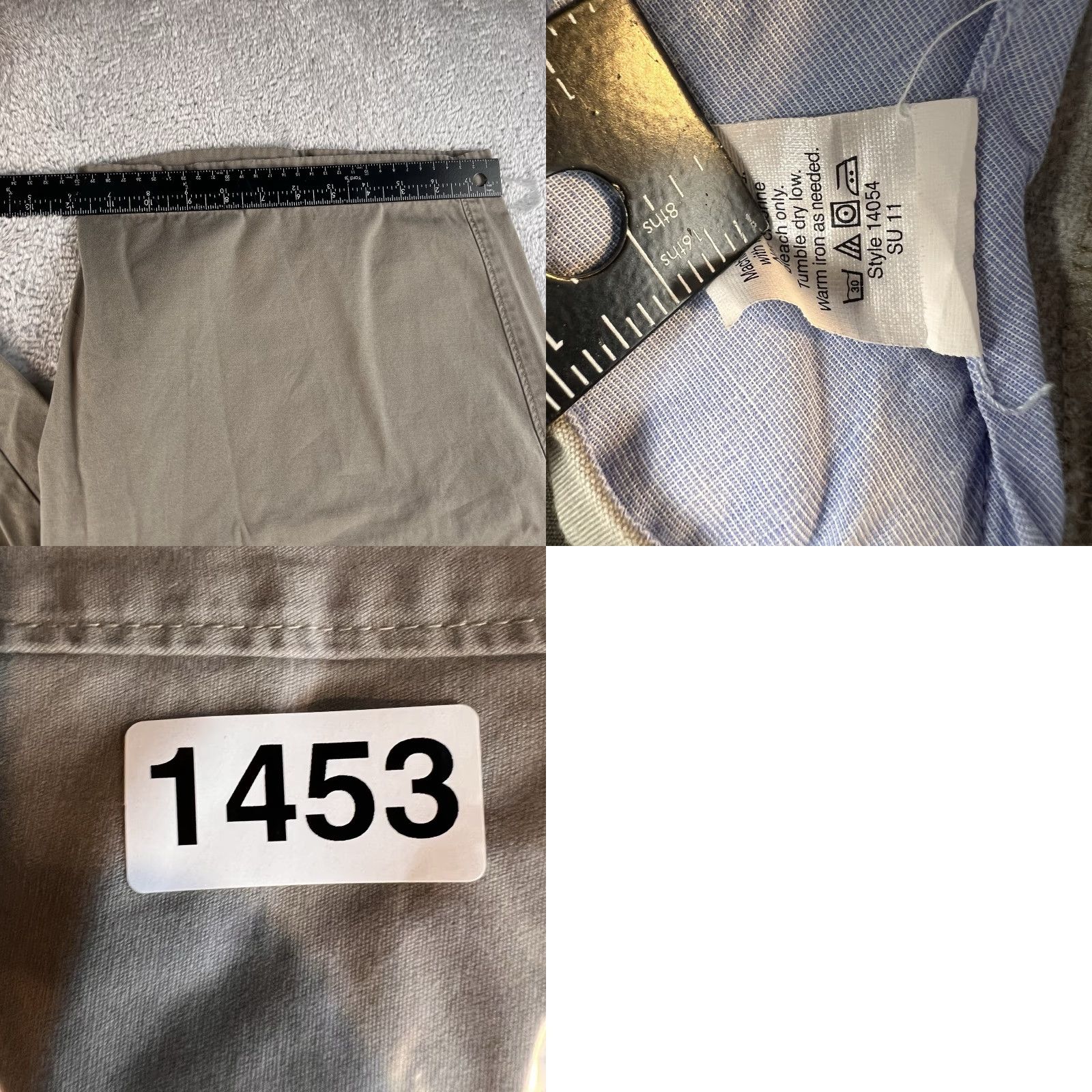 J.Crew J.CREW Flat Front Shorts Khaki Beige Mens 38 Fits 36 Chino Casual Workwear Regular Waist 36x10in Pocket Pockets Twill Cotton Belt Loops Preppy Style Size US 38 / EU 54 - 8 Thumbnail