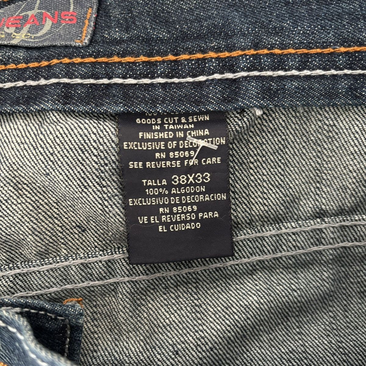 Southpole Vintage Paco Scorpion Jeans Size US 38 / EU 54 - 13 Thumbnail