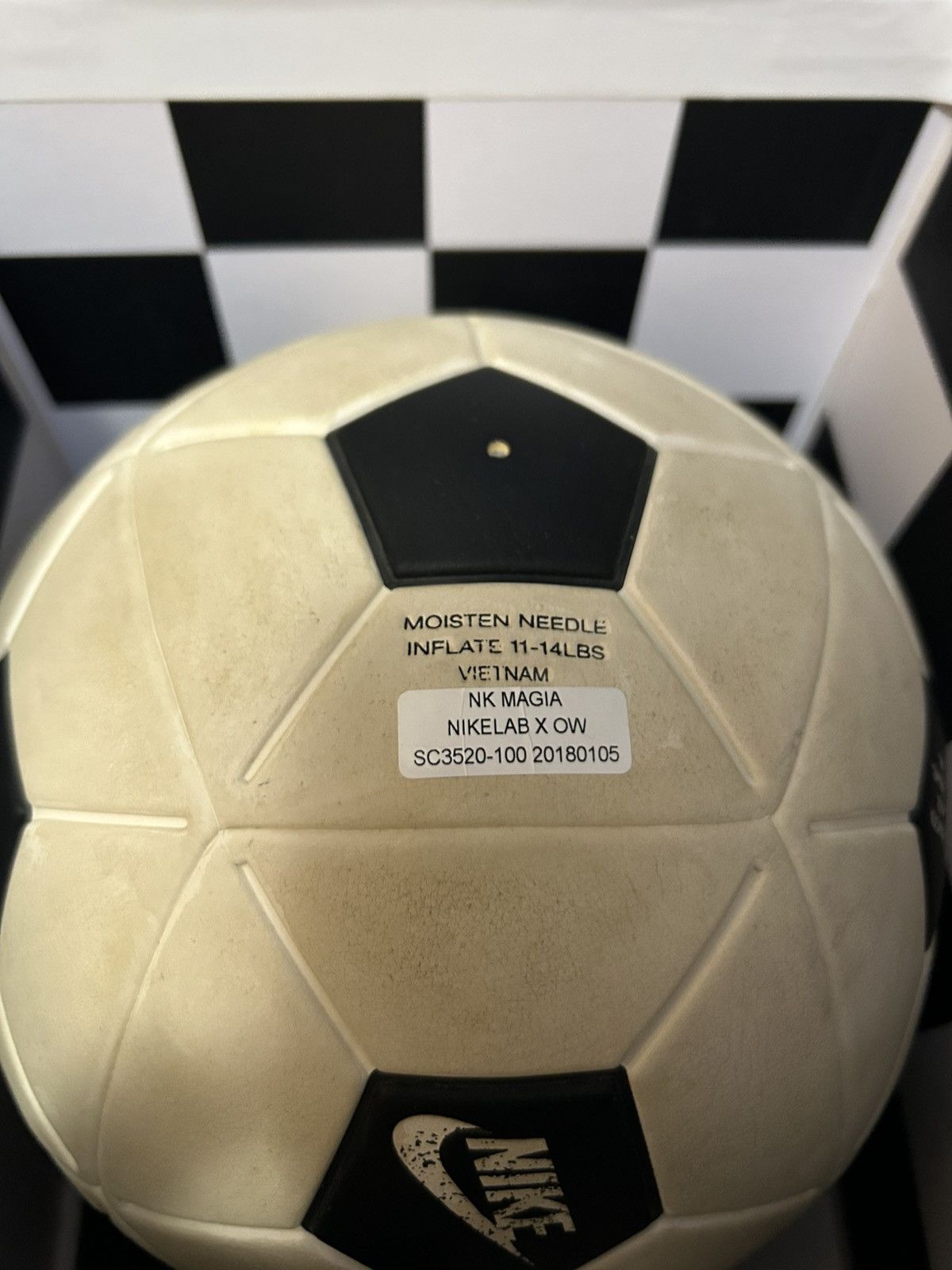 Nike × Off-White Nike x Off White Soccer Ball Size ONE SIZE - 3 Thumbnail