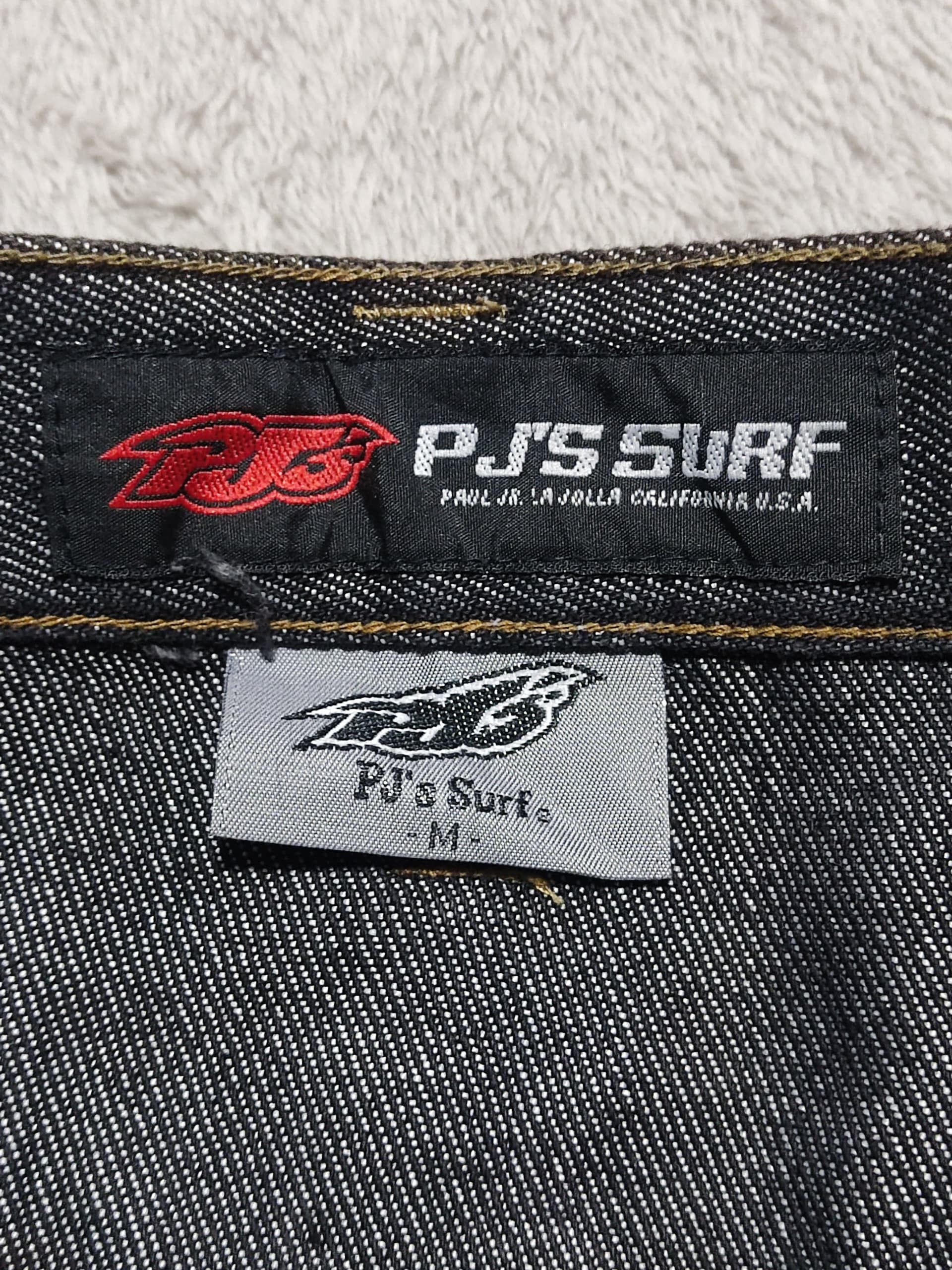 Japanese Brand PJ'S SURF Waxed La Jolla California Baggy Cargo Denim Pants Size US 30 / EU 46 - 16 Thumbnail