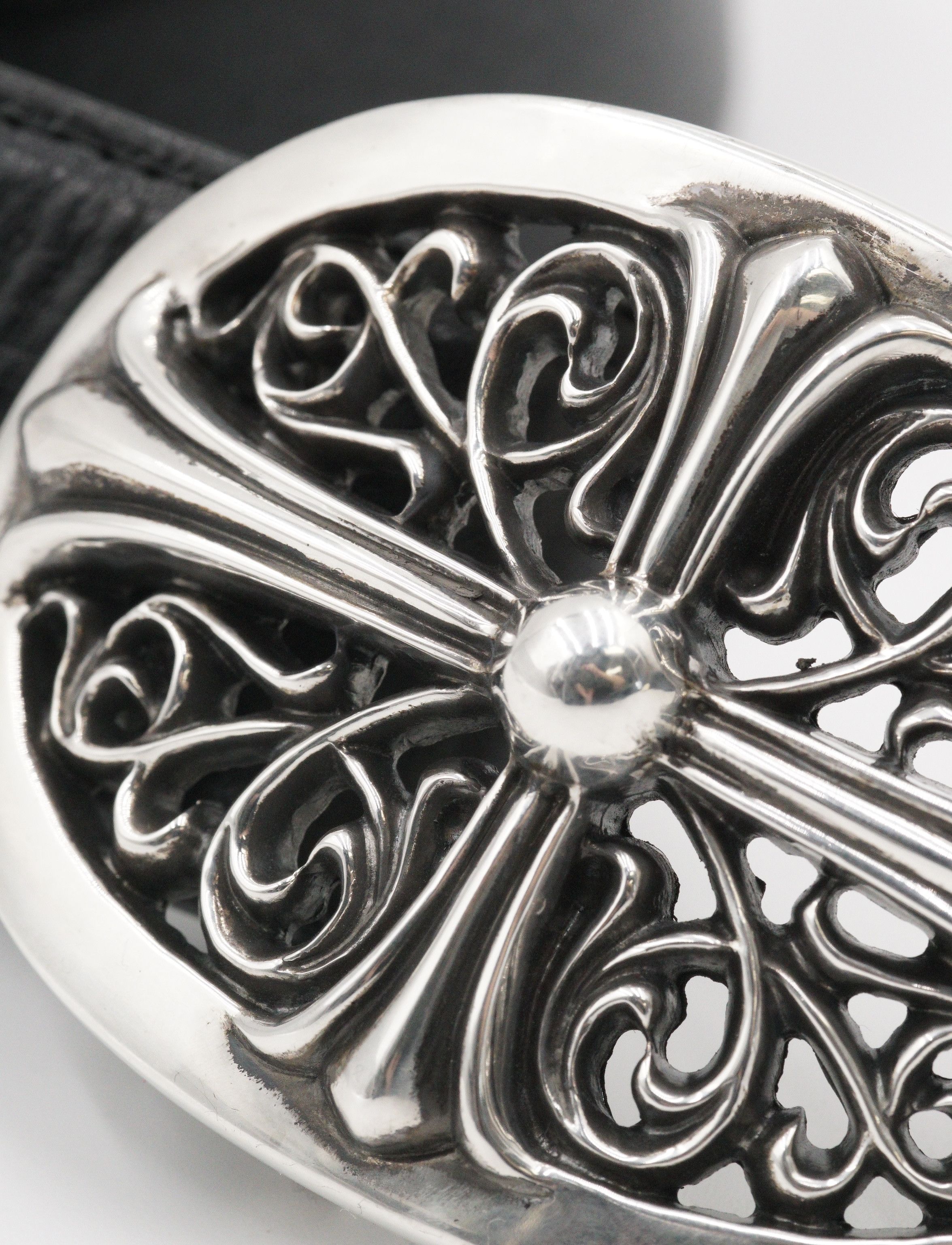 Chrome Hearts Chrome Hearts Oval Cross Belt in Silver - 34 Size 34 - 6 Thumbnail