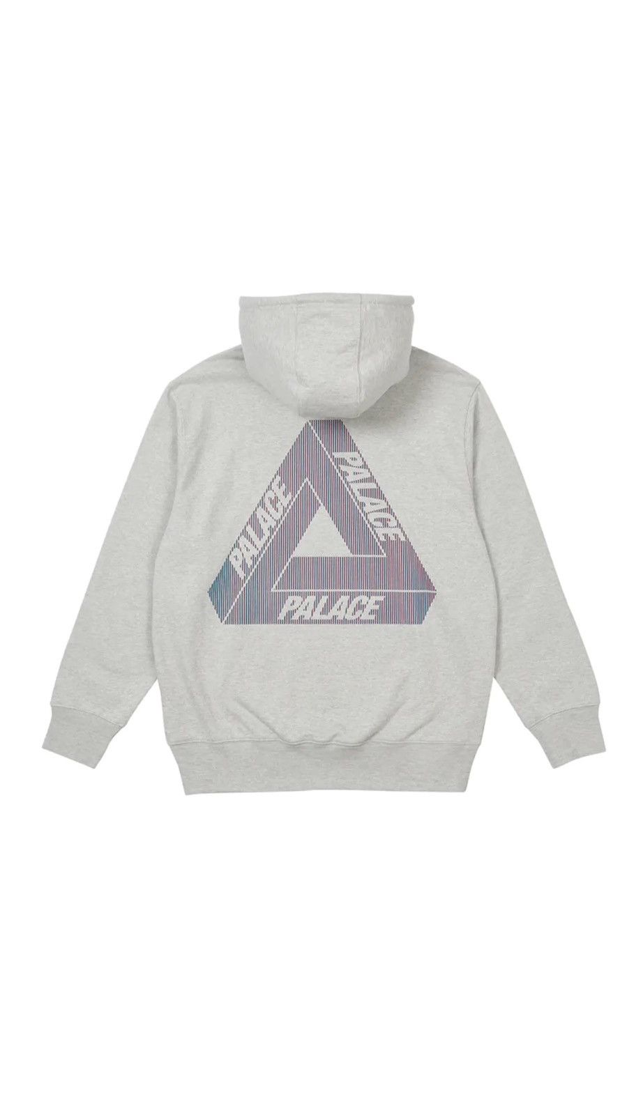 image of Palace Tri-Lenticular Hood Grey Marl Fw22, Men's (Size Small)