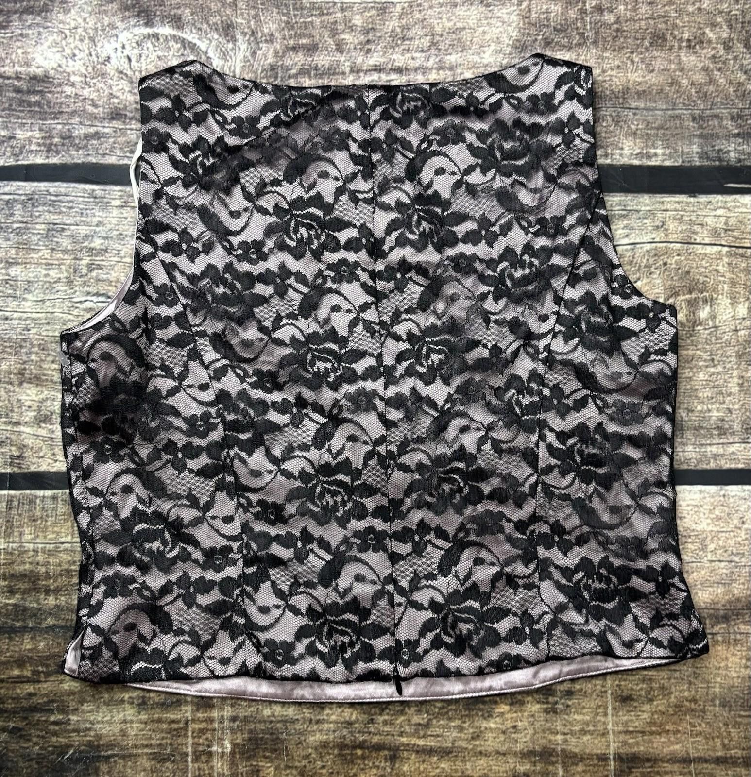Other VTG Lois Snyder Dani Max Top Womens Size 12 Medium Lace Size XL / US 12-14 / IT 48-50 - 3 Thumbnail