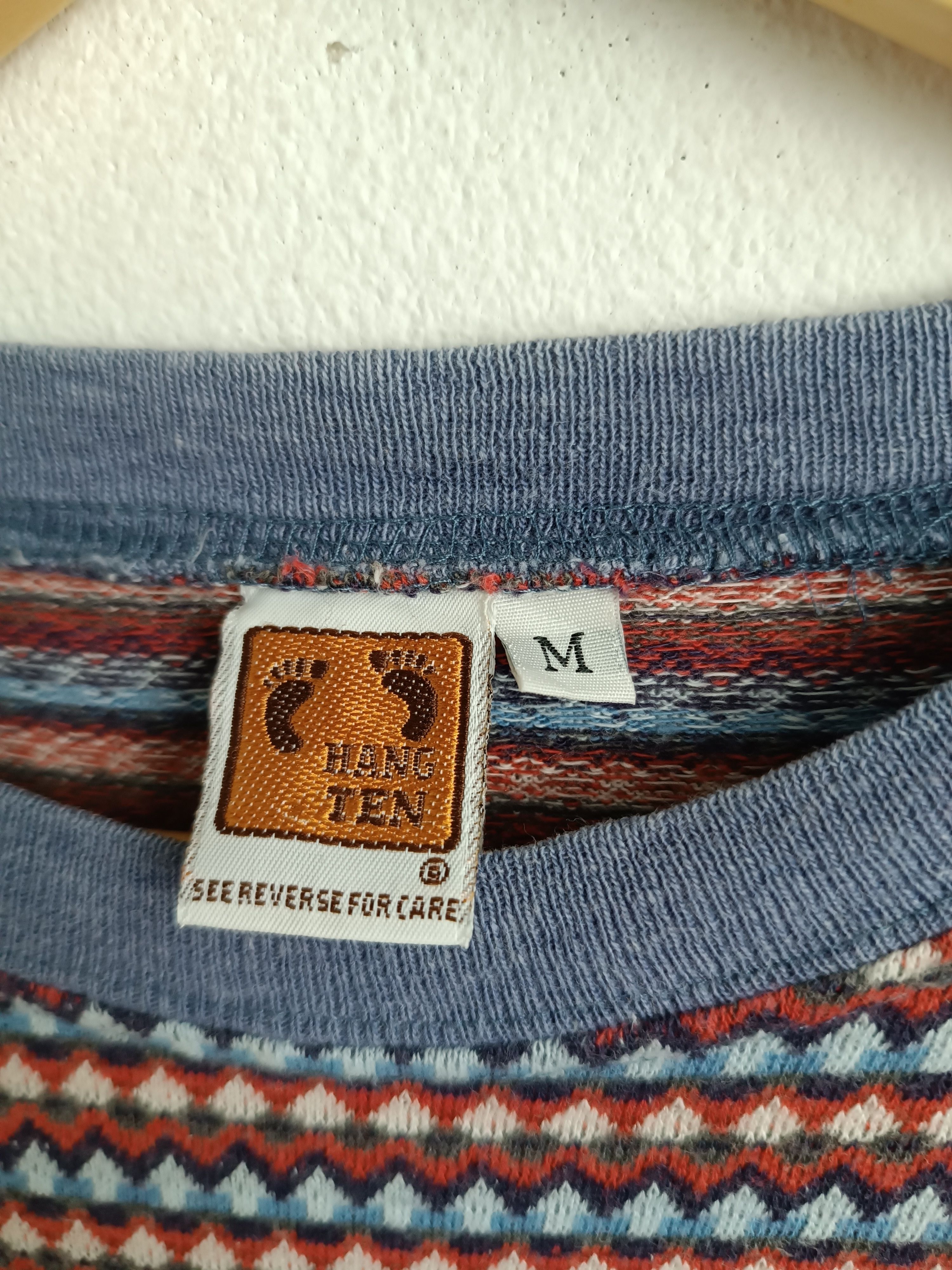 Hang Ten VINTAGE 80'S HANG TEN STRIPED MESH TRIBAL SURF BEACH RARE Ts Size US M / EU 48-50 / 2 - 7 Thumbnail