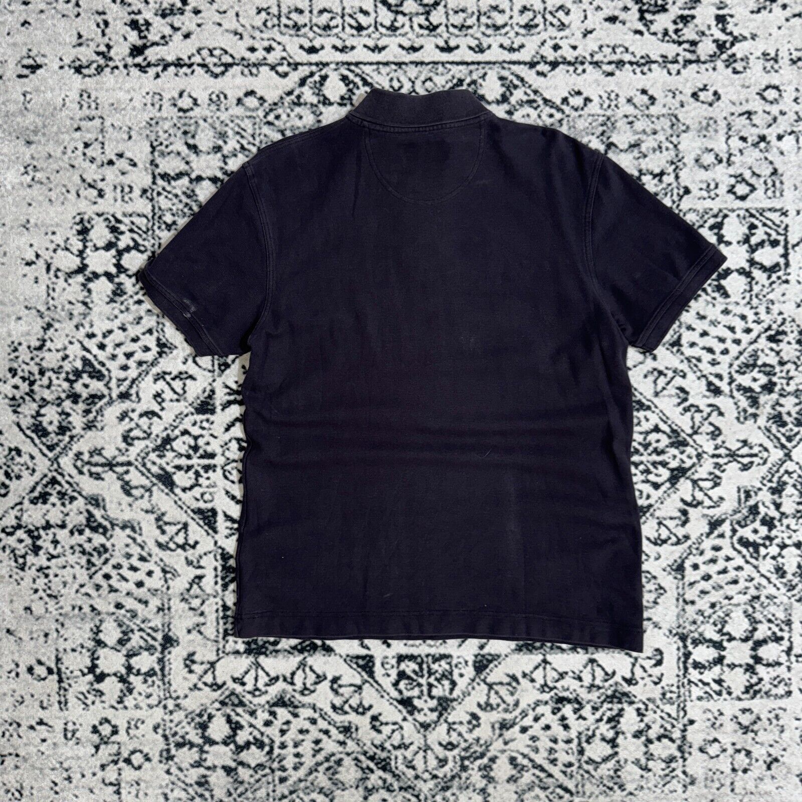 Barbour × Vintage Vintage Barbour Unisex Navy Cotton Polo Shirt Size L Y2K 90s Size US L / EU 52-54 / 3 - 7 Thumbnail