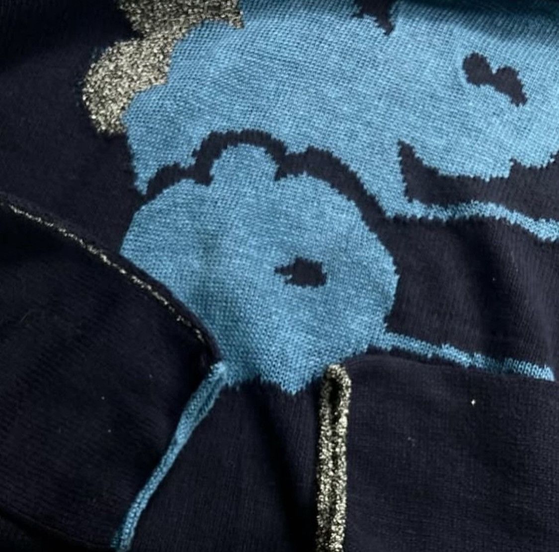 45rpm × Japanese Brand Pollas Palace Indigo Knitwear Size US M / EU 48-50 / 2 - 5 Thumbnail