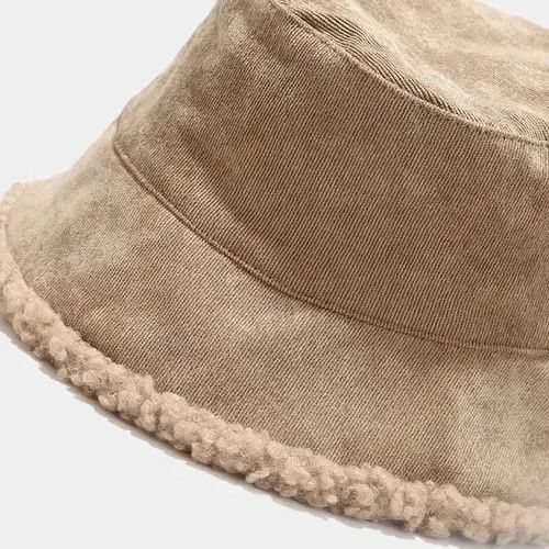 Other Reversible Faux Fur Lamb Wool Bucket Hat Size ONE SIZE - 2 Thumbnail