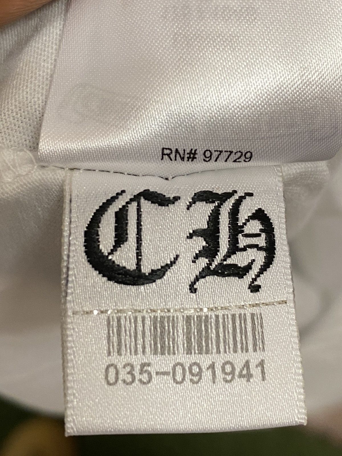 Chrome Hearts Chrome Hearts Script Neck Logo Triple White Longsleeve Size US L / EU 52-54 / 3 - 12 Thumbnail