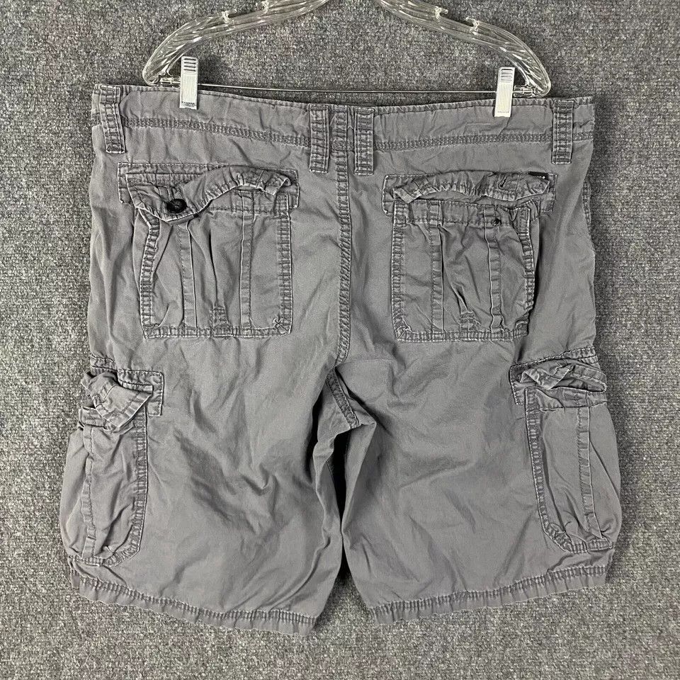 Union LA Union Cargo Shorts Men's 40 Regular Fit Gray 100% Cotton Size US 40 / EU 56 - 5 Thumbnail