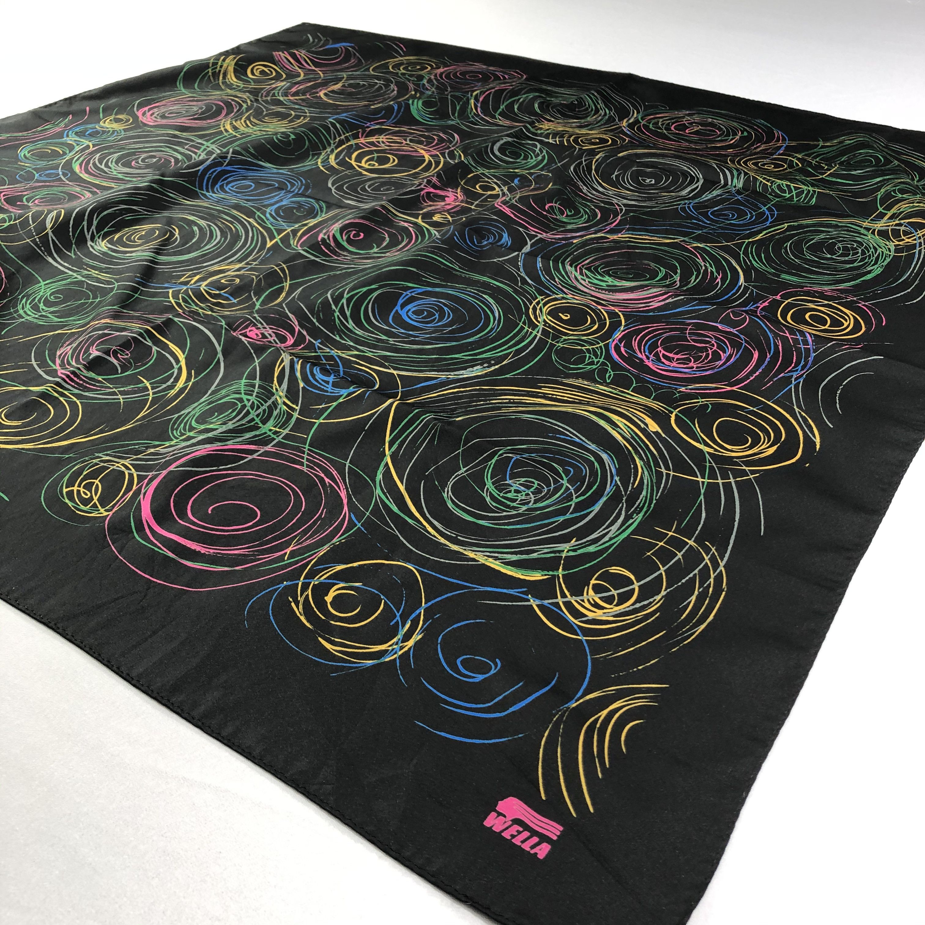 Vintage Vintage Wella Silk Scarf Size ONE SIZE - 3 Thumbnail