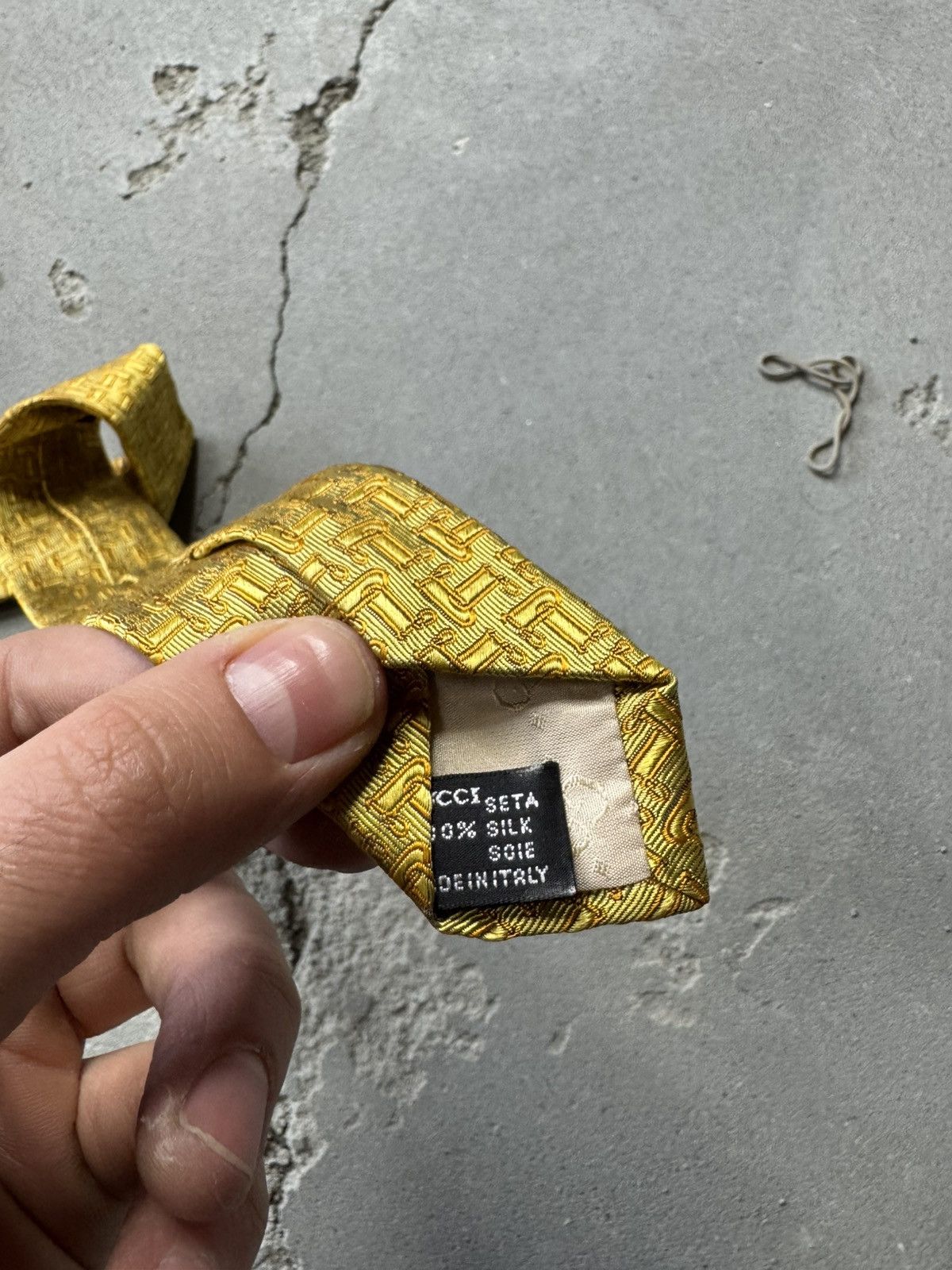 Gucci × Vintage Vintage Gucci Tie Size ONE SIZE - 4 Thumbnail
