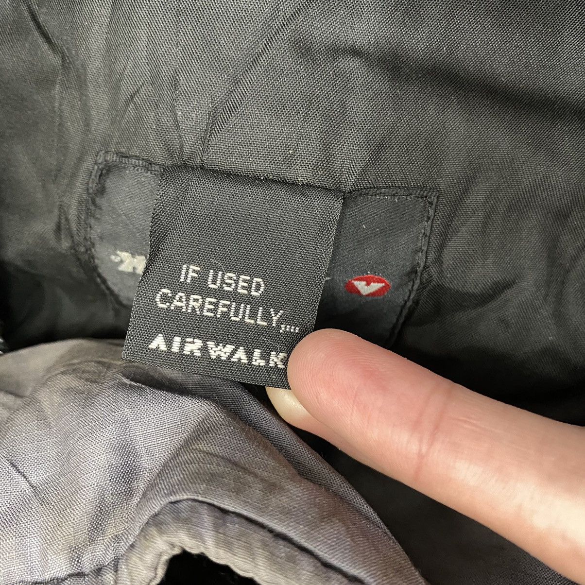 Airwalk × Japanese Brand AIRWALK Skateboard Japanese Brand Hooded Grey Bomber Jacket Size US L / EU 52-54 / 3 - 6 Thumbnail