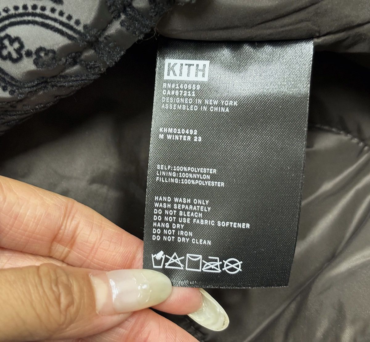 Kith KITH FW23 Winfield Quilted Liner Size US M / EU 48-50 / 2 - 11 Thumbnail