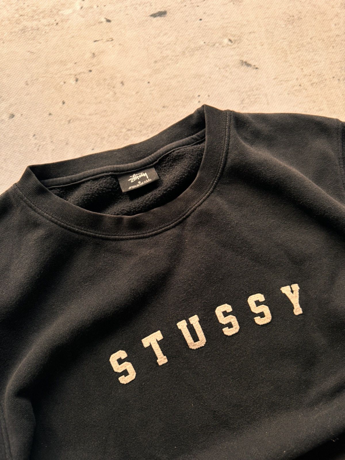 Stussy × Vintage STUSSY CENTER LOGO VINTAGE SWEATSHIRT Size US S / EU 44-46 / 1 - 4 Thumbnail