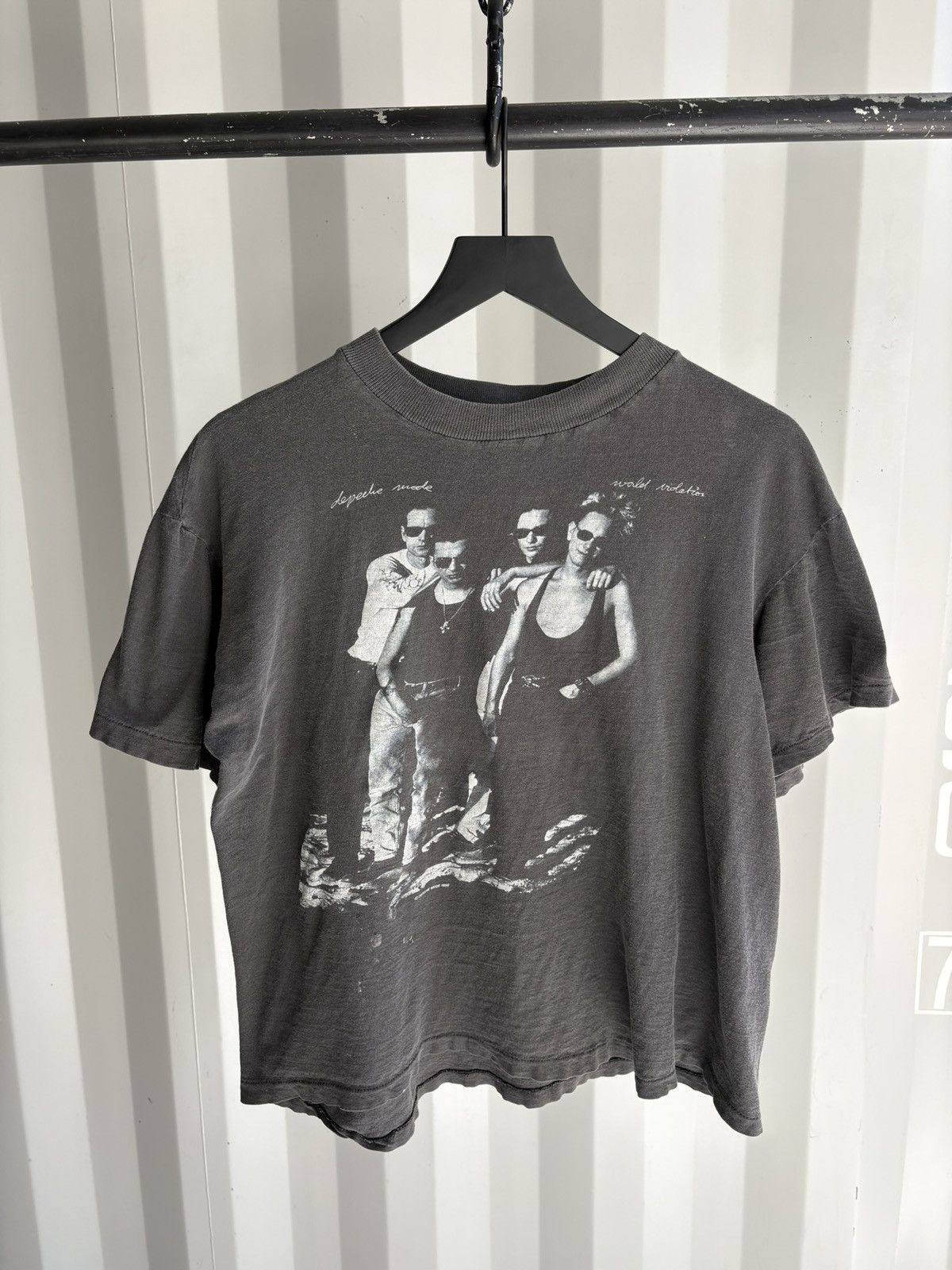 Band Tees Vintage Depeche Mode Shirt Faded Distressed Grunge Thrashed Size US M / EU 48-50 / 2 - 1 Thumbnail