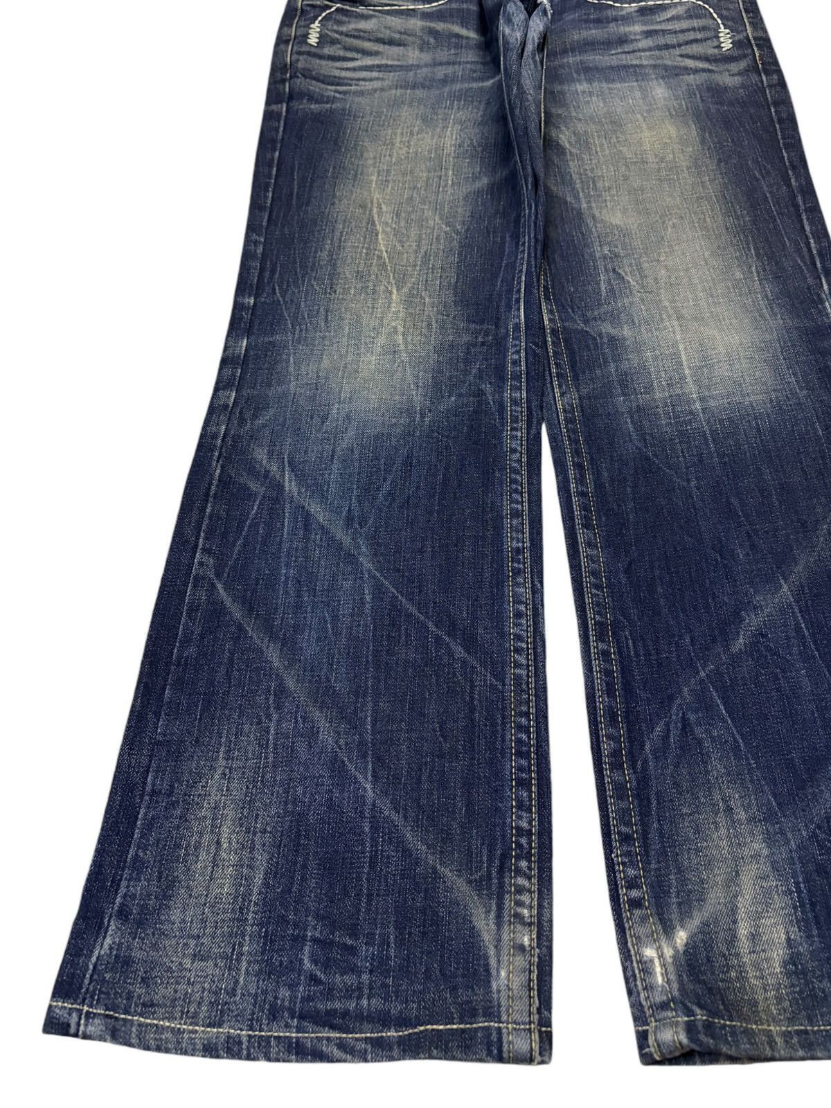 Japanese Brand Vintage Japanese Brand Mud Wash Baggy Jeans Size US 33 - 6 Thumbnail