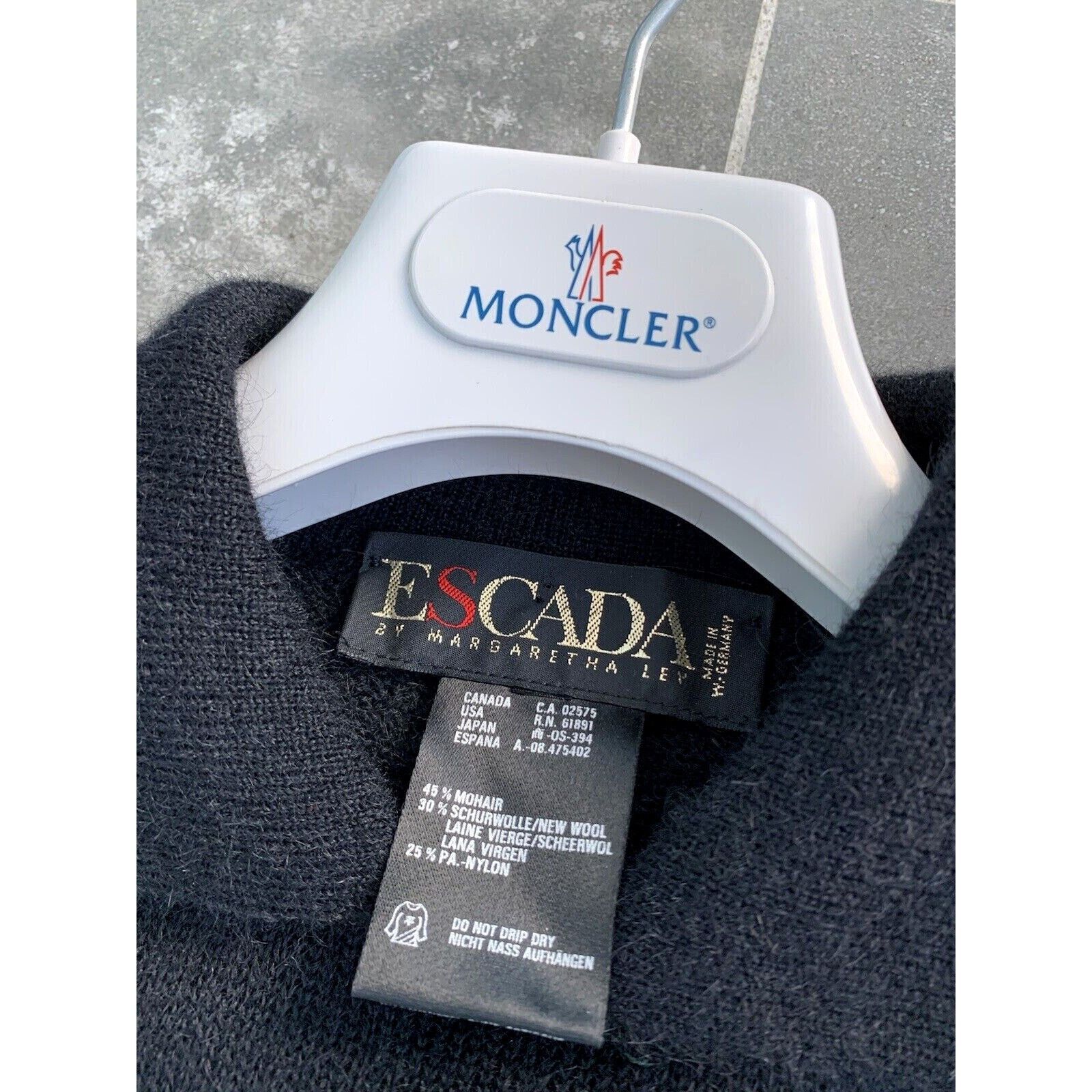 Escada × Vintage Women's ESCADA MARGARETHA LEY Mohair Sweater Jumper EU 38 M Size M / US 6-8 / IT 42-44 - 11 Thumbnail