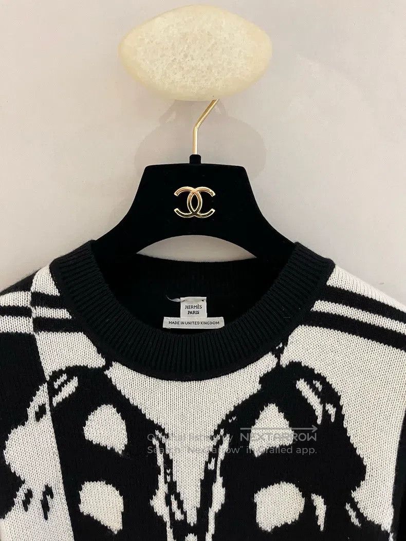 Hermes Hermes Luxurious Reins Cashmere Sweater 100% Cashmere Size XS / US 0-2 / IT 36-38 - 2 Thumbnail