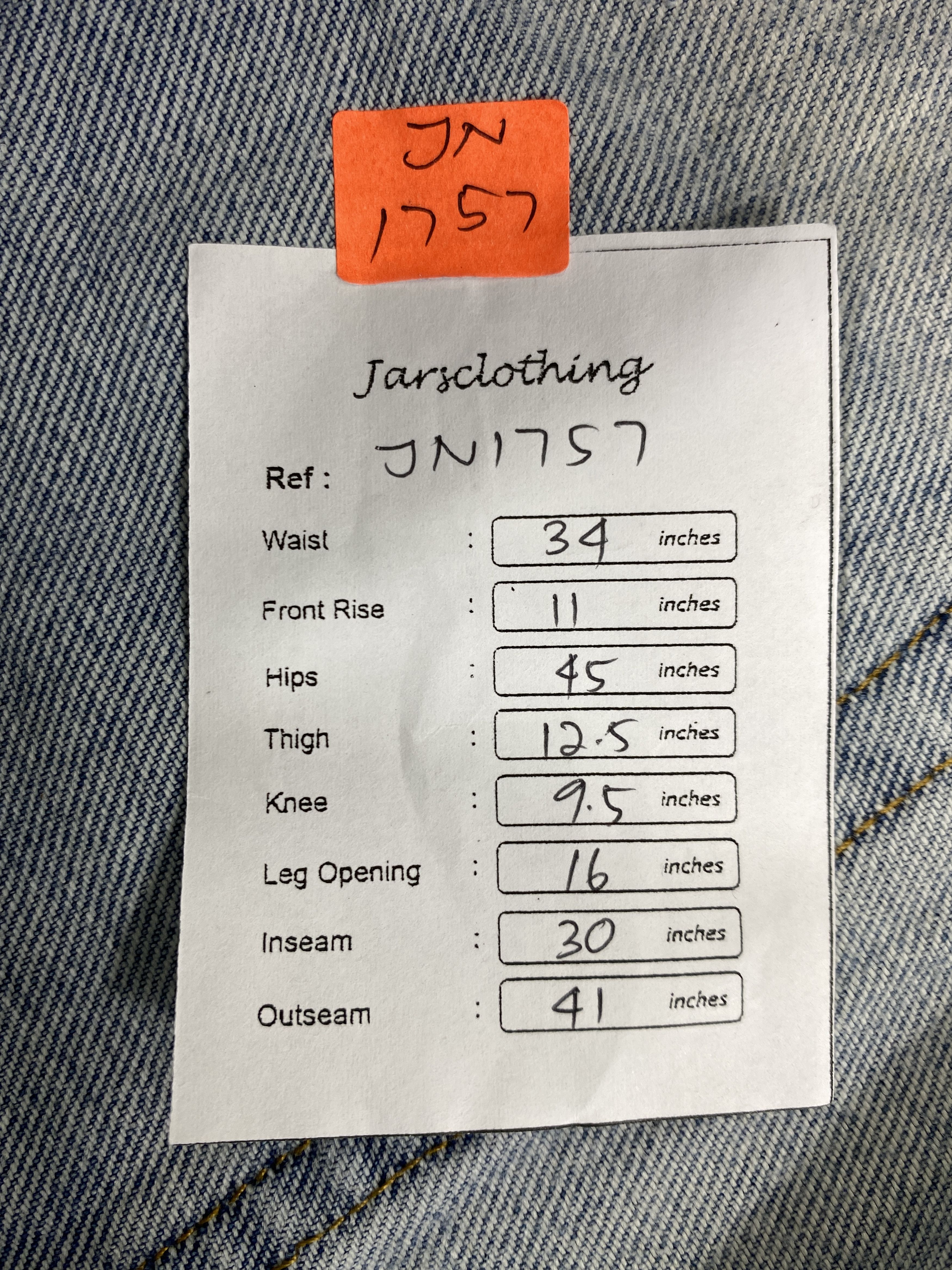 Levi's Light Blue Wash Vintage Levi's 505 34x30 Denim -JN1757 Size US 34 / EU 50 - 8 Thumbnail