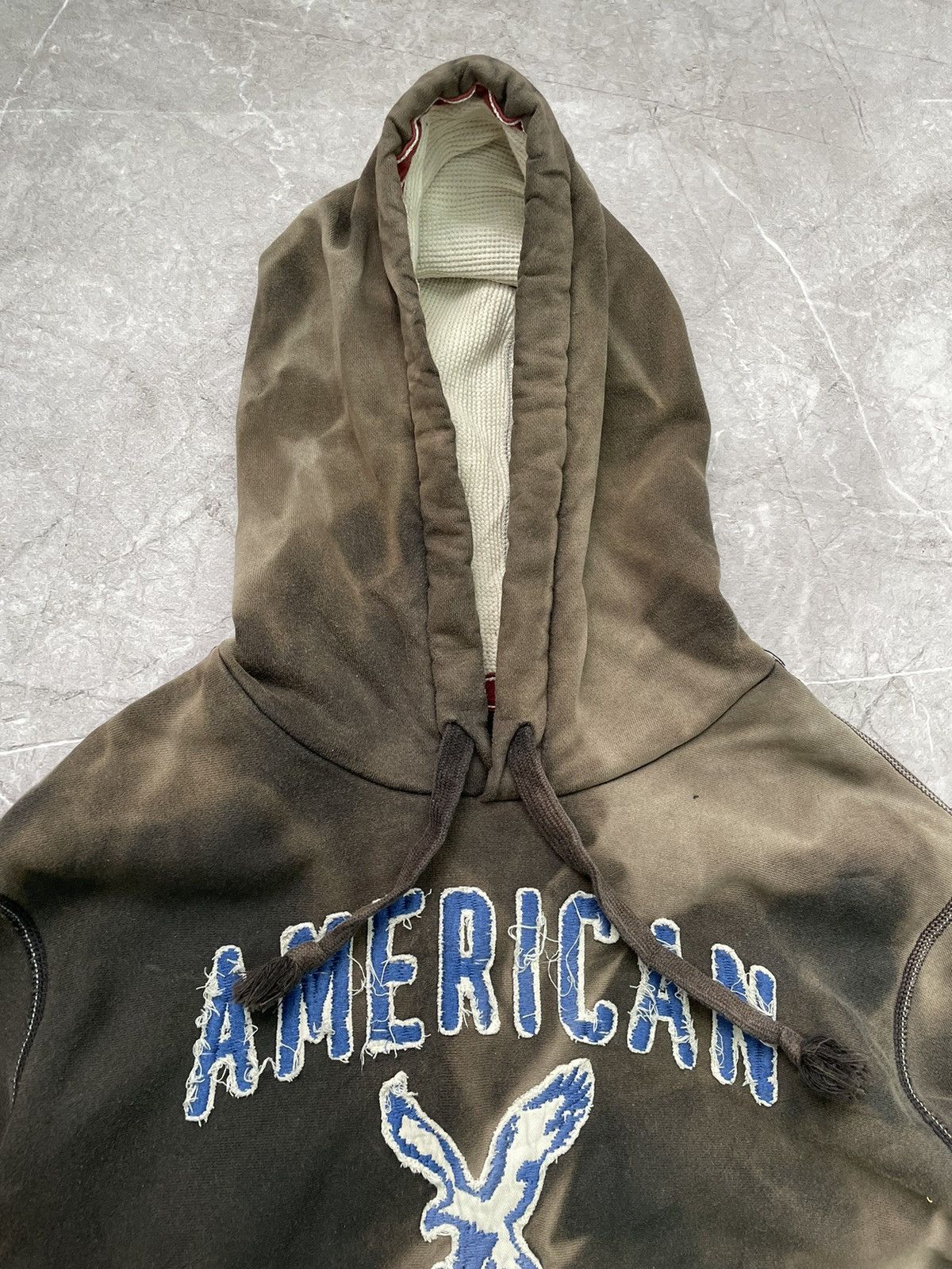 Japanese Brand × Kapital × Vintage Vintage aphex twin style sun faded hoodie 1990s Size US XL / EU 56 / 4 - 8 Thumbnail