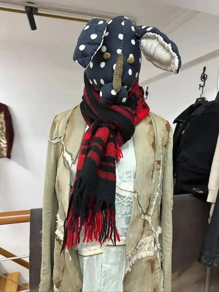 Yohji Yamamoto Yohji Yamamoto Y's Plaid Scarf-2505 Size ONE SIZE - 4 Thumbnail