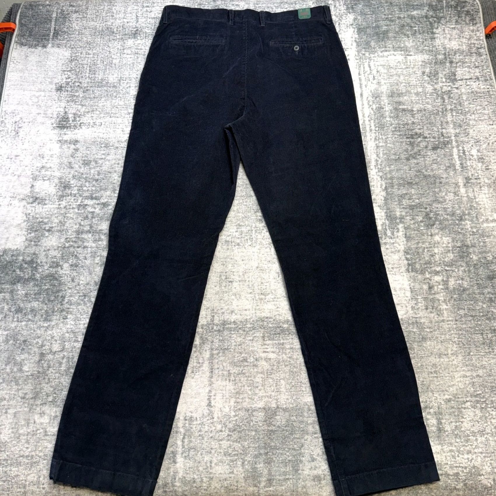 J.Crew J Crew Pants Mens 34x34 Navy Blue Corduroy Broken In Straight Trouser Preppy Ivy Size US 34 / EU 50 - 7 Thumbnail