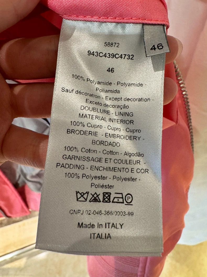Dior Dior Pink bomber jacket Size US S / EU 44-46 / 1 - 6 Thumbnail