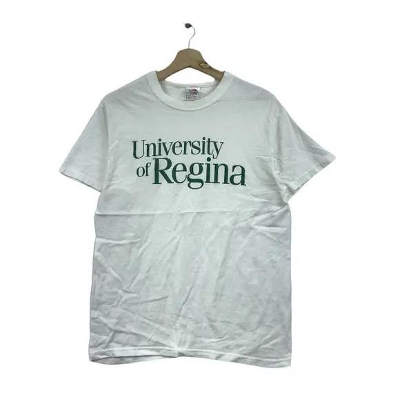 Vintage Vtg UNIVERSITY OF REGINA College Alma Mater Tee Shirt Size S / US 4 / IT 40 - 1 Thumbnail
