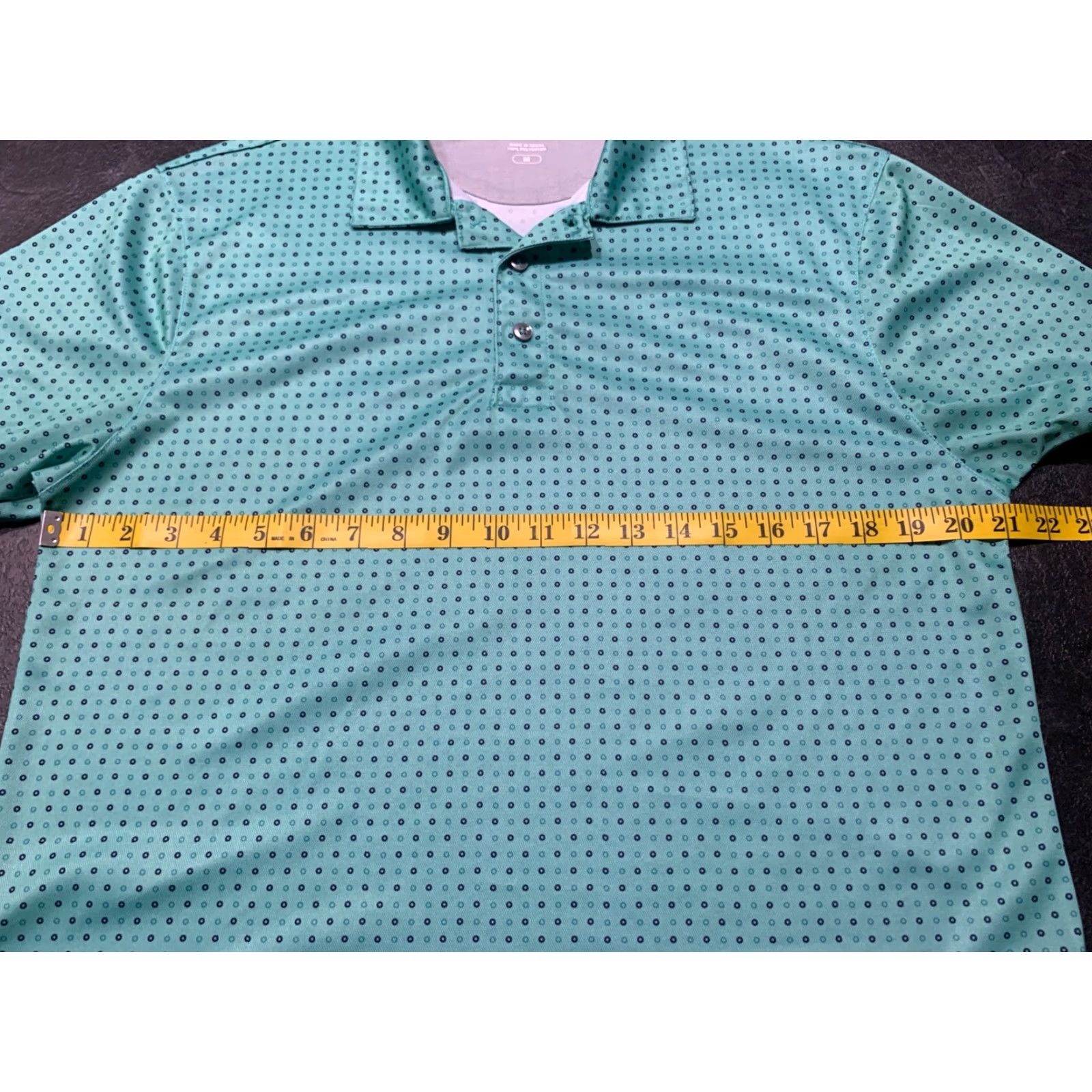 Vintage Etonic Golf Theme Performance Model Etonic Polo Shirt | Green Polyester Spandex Logo Collared Short Sleeve Regular Fit Men Polo Shirt Golf Size US M / EU 48-50 / 2 - 6 Thumbnail