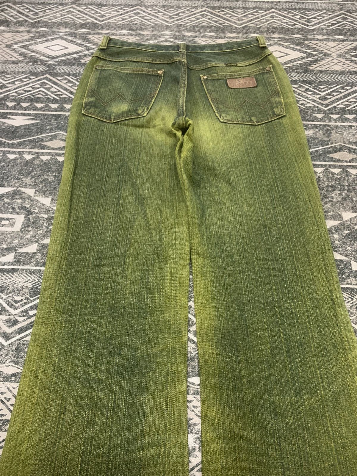 Wrangler 90s WRANGLER WESTERN FLARE PANT RARE COLOUR Size 27" / US 4 / IT 40 - 12 Thumbnail