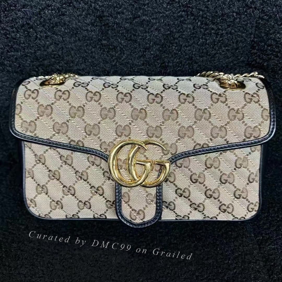 Gucci Gucci Marmont GG Monogram Handbag Size ONE SIZE - 1 Thumbnail