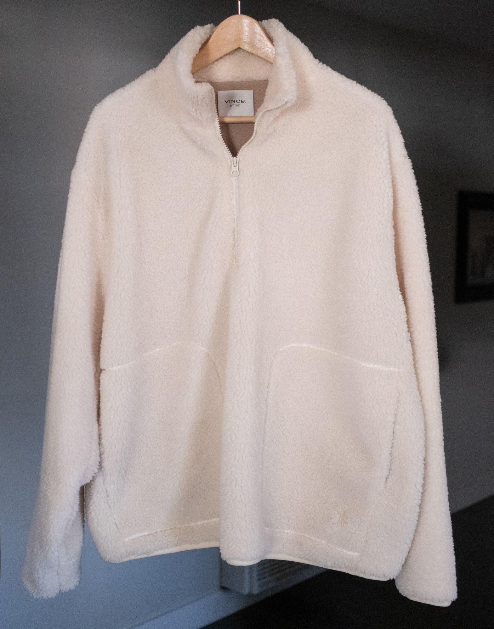 Vince Vince cream fleece jacket Size US L / EU 52-54 / 3 - 1 Thumbnail
