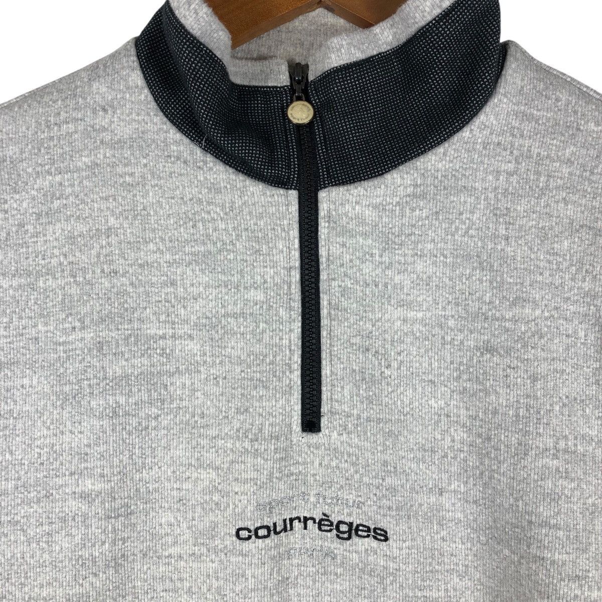 Courreges COURREGES Nice Design Half Zipper Sweatshirt Size US M / EU 48-50 / 2 - 5 Thumbnail