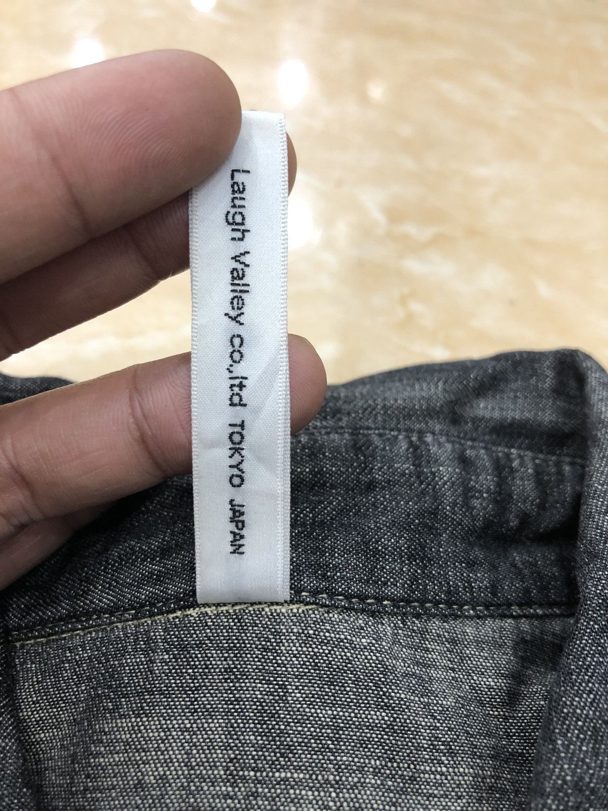 If Six Was Nine Glamb Japan Snap Button Distressed Denim shirt Size US S / EU 44-46 / 1 - 5 Thumbnail
