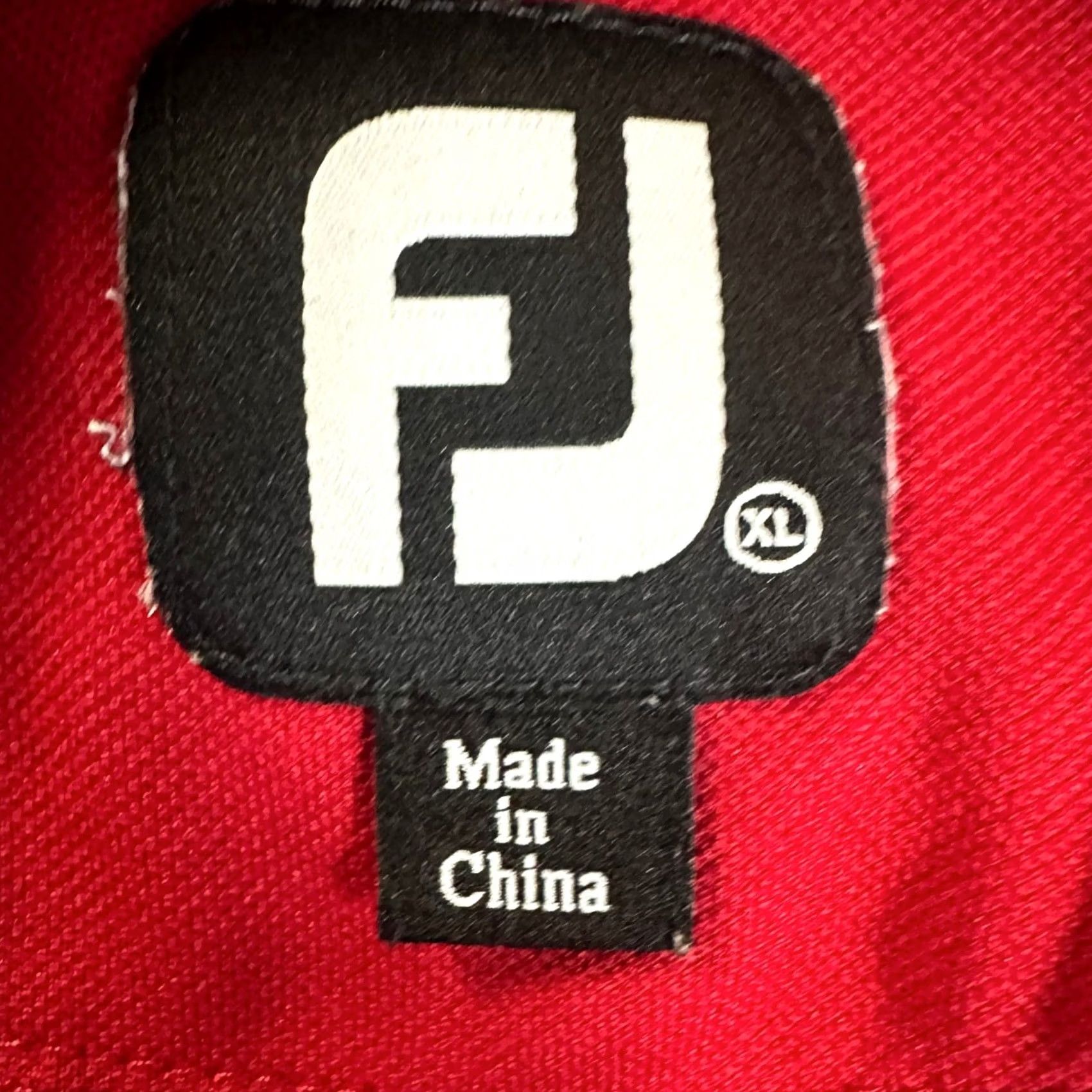 Footjoy FootJoy FJ Red Polo Shirt Adult XL RugbyComfort Golfing Logo Short Sleeve Golfing Size US XL / EU 56 / 4 - 4 Thumbnail